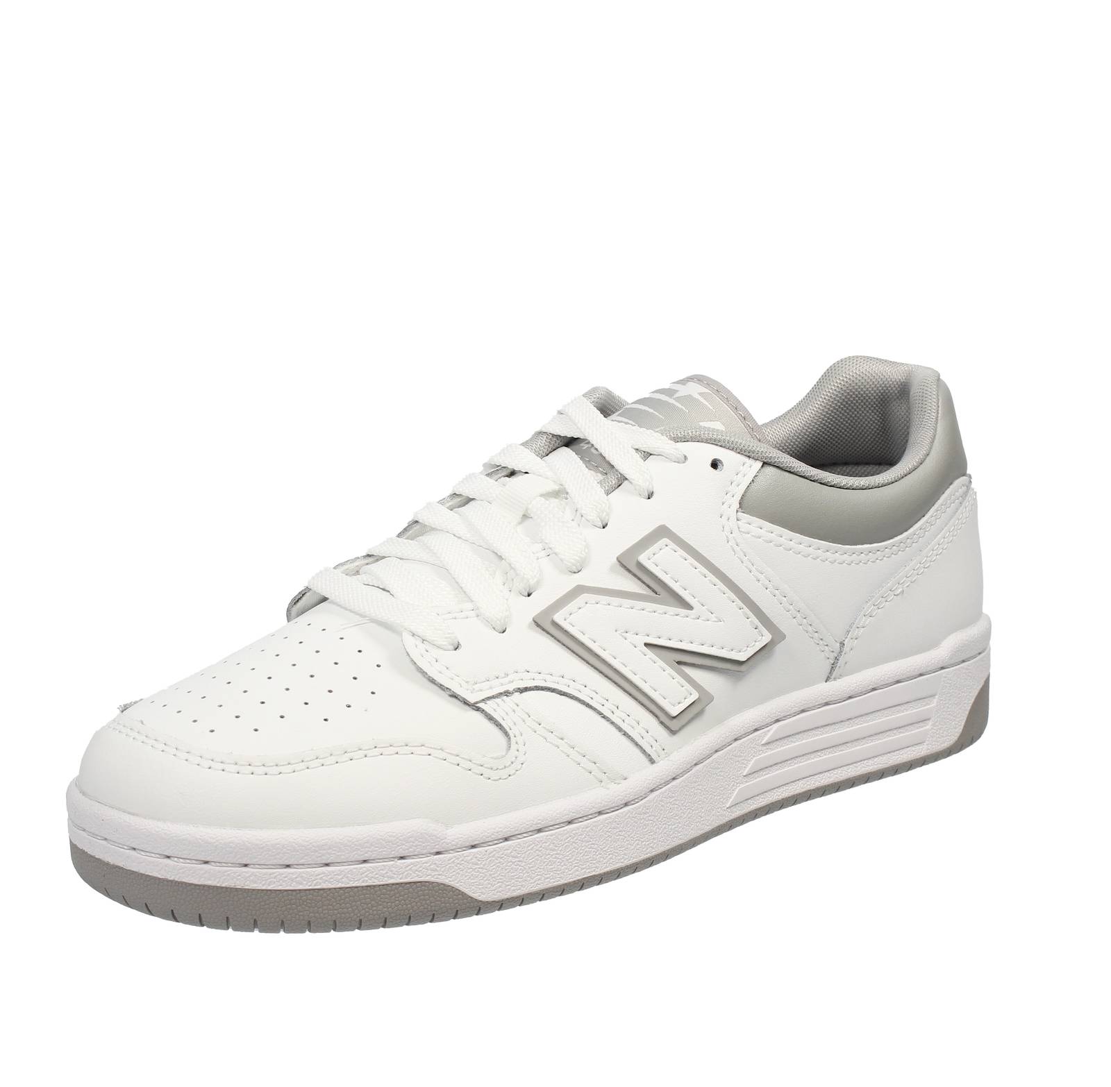 NEW BALANCE BB 480 - Sneakers basses en cuir Homme blanc