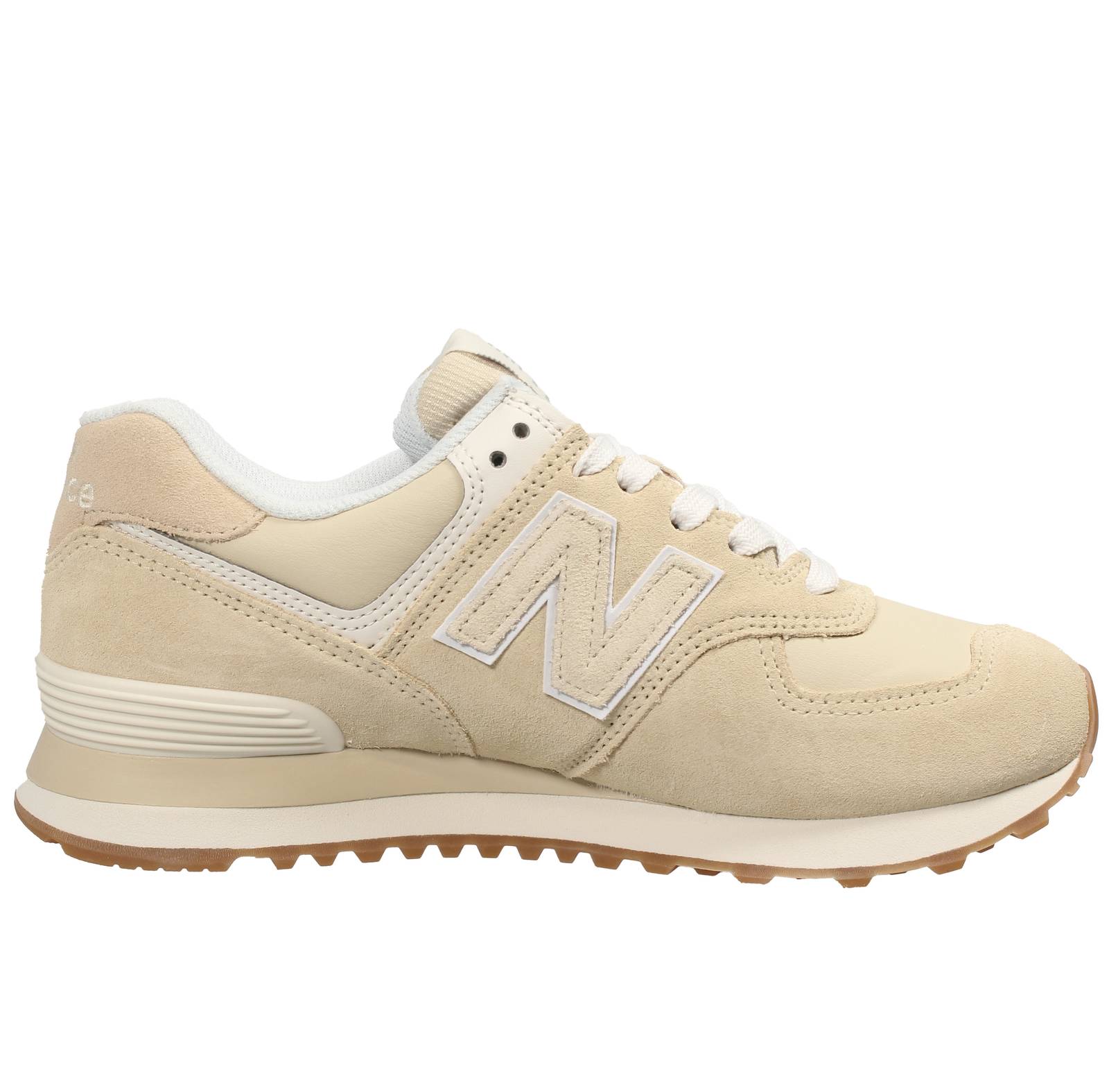 NEW BALANCE WL 574 - Sneakers in Suede Donna sabbia Foto 2
