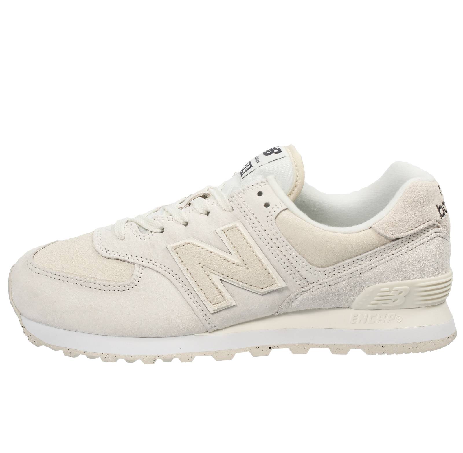 NEW BALANCE WL 574 - Sneakers in Suede Donna beige Foto 3