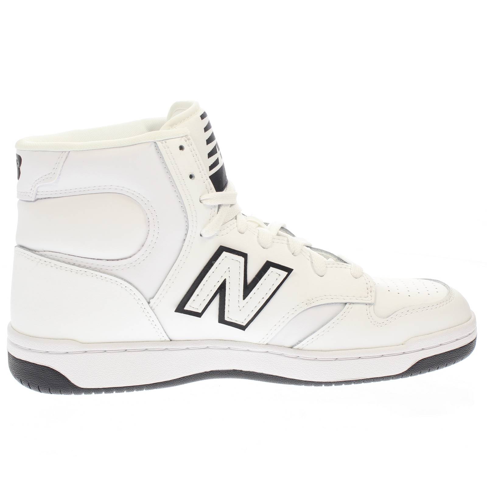 NEW BALANCE BB480 - Leather High Sneakers Man white Photo 2