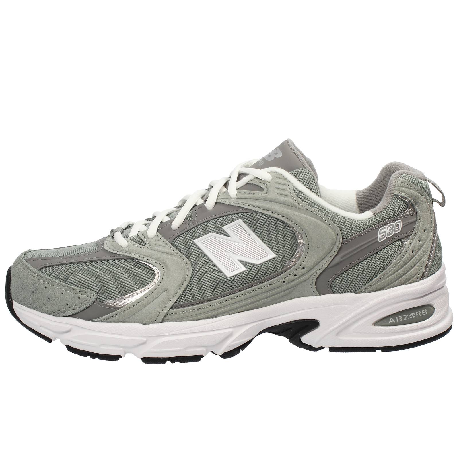 NEW BALANCE MR 530 - Sneakers in Suede e mesh Uomo verde Foto 3