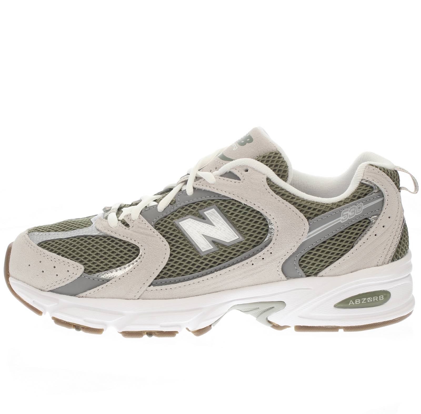 NEW BALANCE MR 530 - Sneakers in Suede e mesh Uomo verde Foto 3