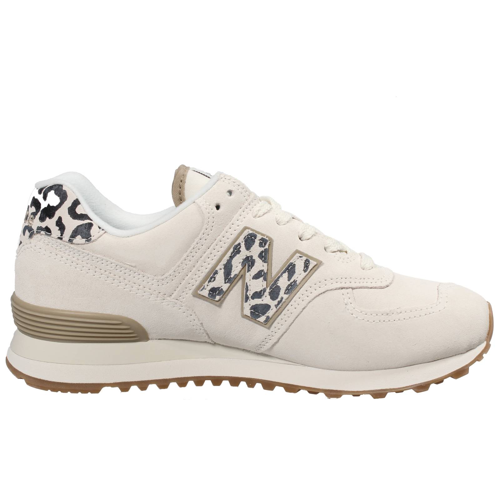 NEW BALANCE WL 574 - Sneakers in Suede Donna bianco Foto 2