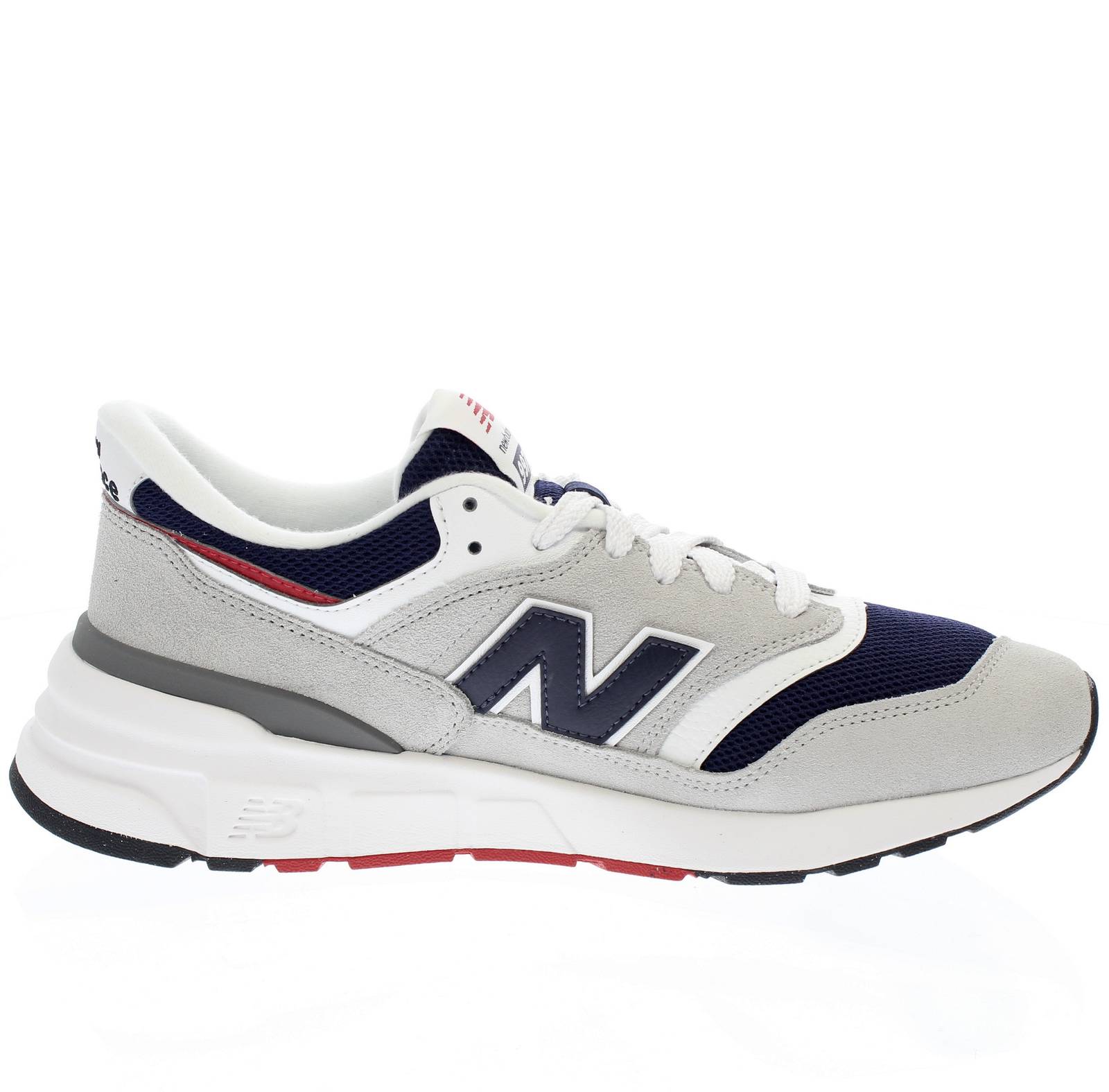 NEW BALANCE U997 - Niedrige Sneakers aus Wildleder und Mesh Herren grau Foto 2