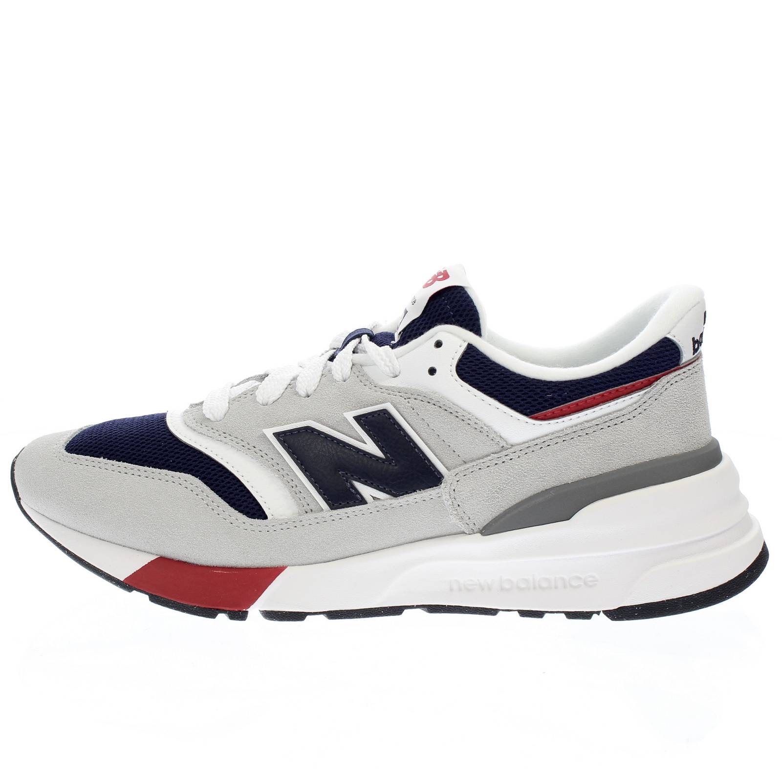 NEW BALANCE U997 - Niedrige Sneakers aus Wildleder und Mesh Herren grau Foto 3
