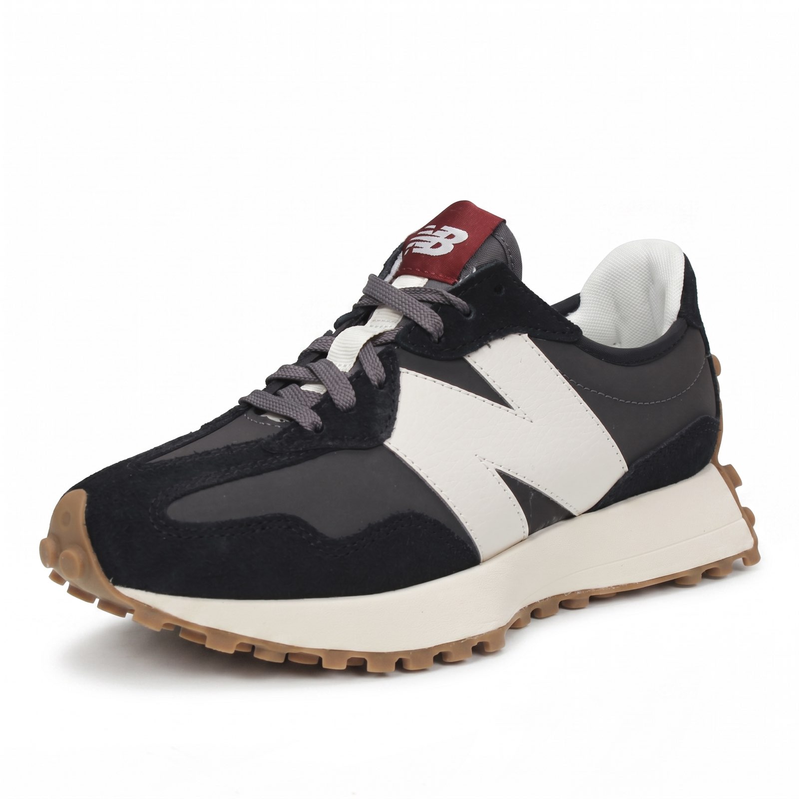 NEW BALANCE WS 327 - Sneakers in Suede Donna nero