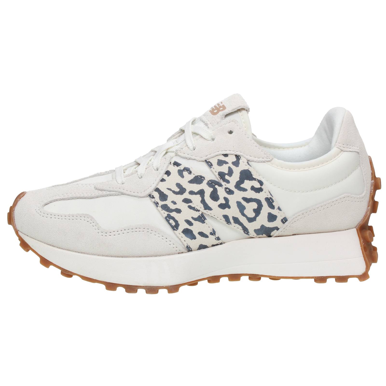 NEW BALANCE WS 327 - Sneakers in Suede Donna beige Foto 4
