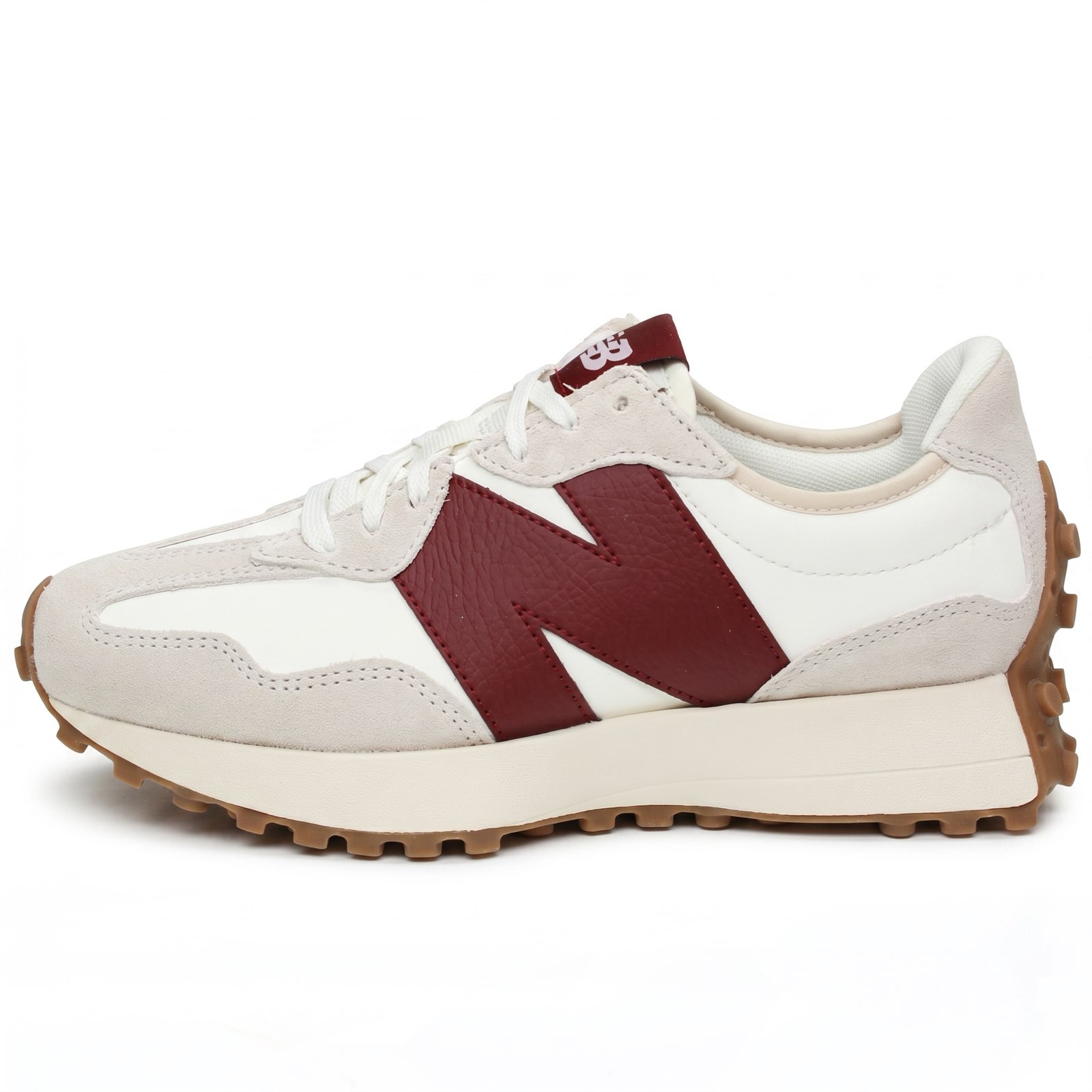 NEW BALANCE WS 327 - Sneakers in Suede Donna beige Foto 4
