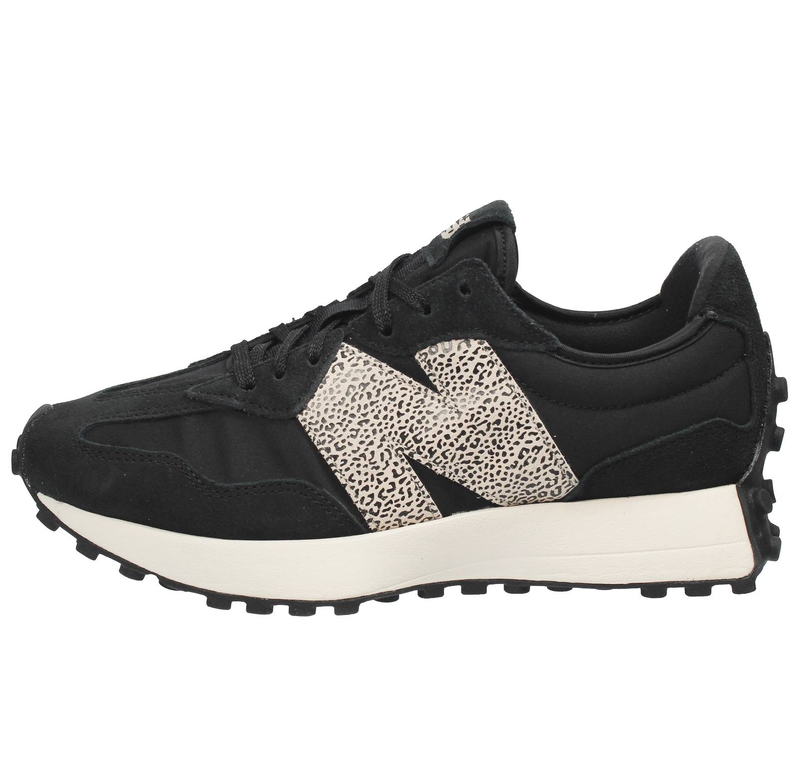 NEW BALANCE WS 327 - Sneakers in Suede Donna nero Foto 4