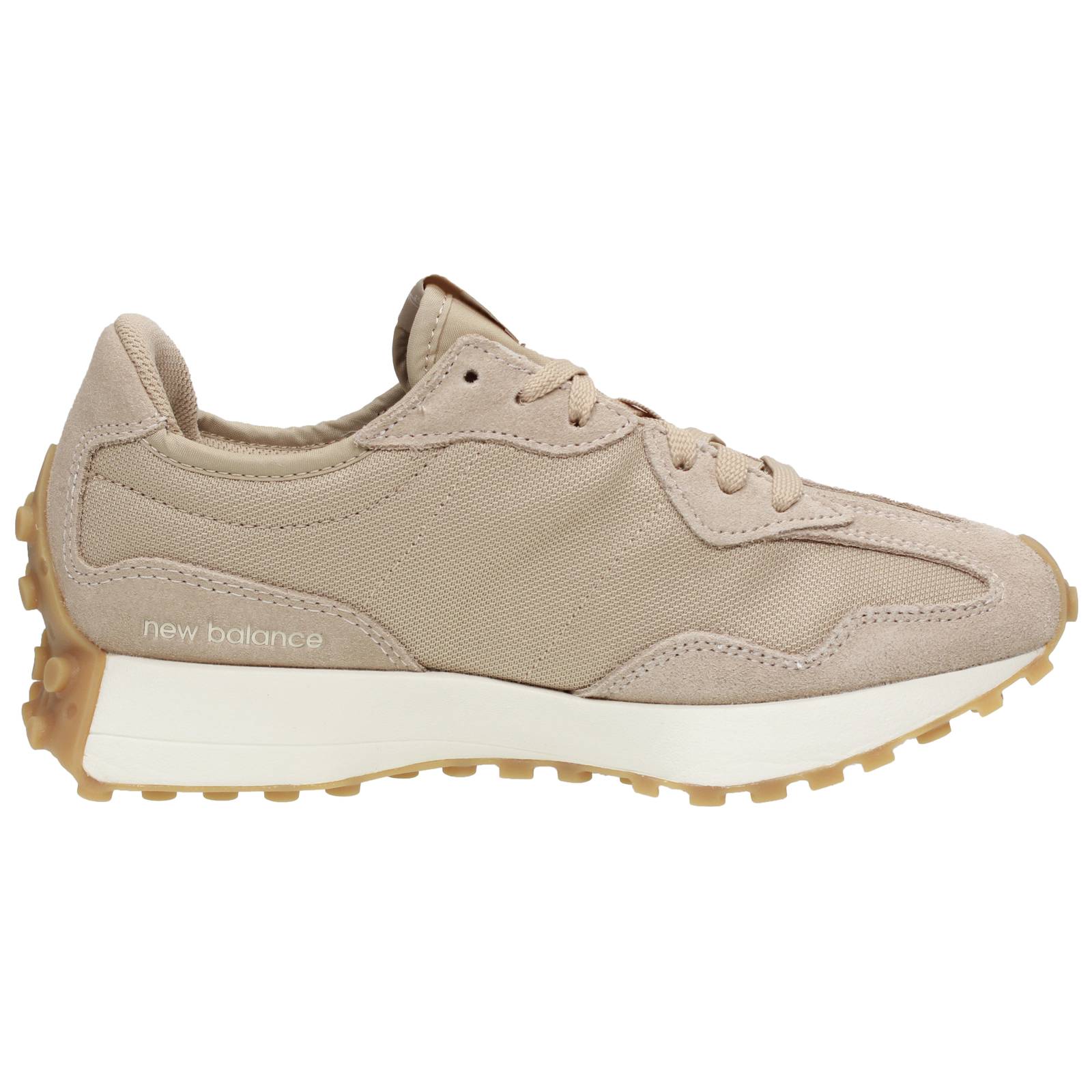 NEW BALANCE WS 327 - Sneakers in Suede Donna beige Foto 3