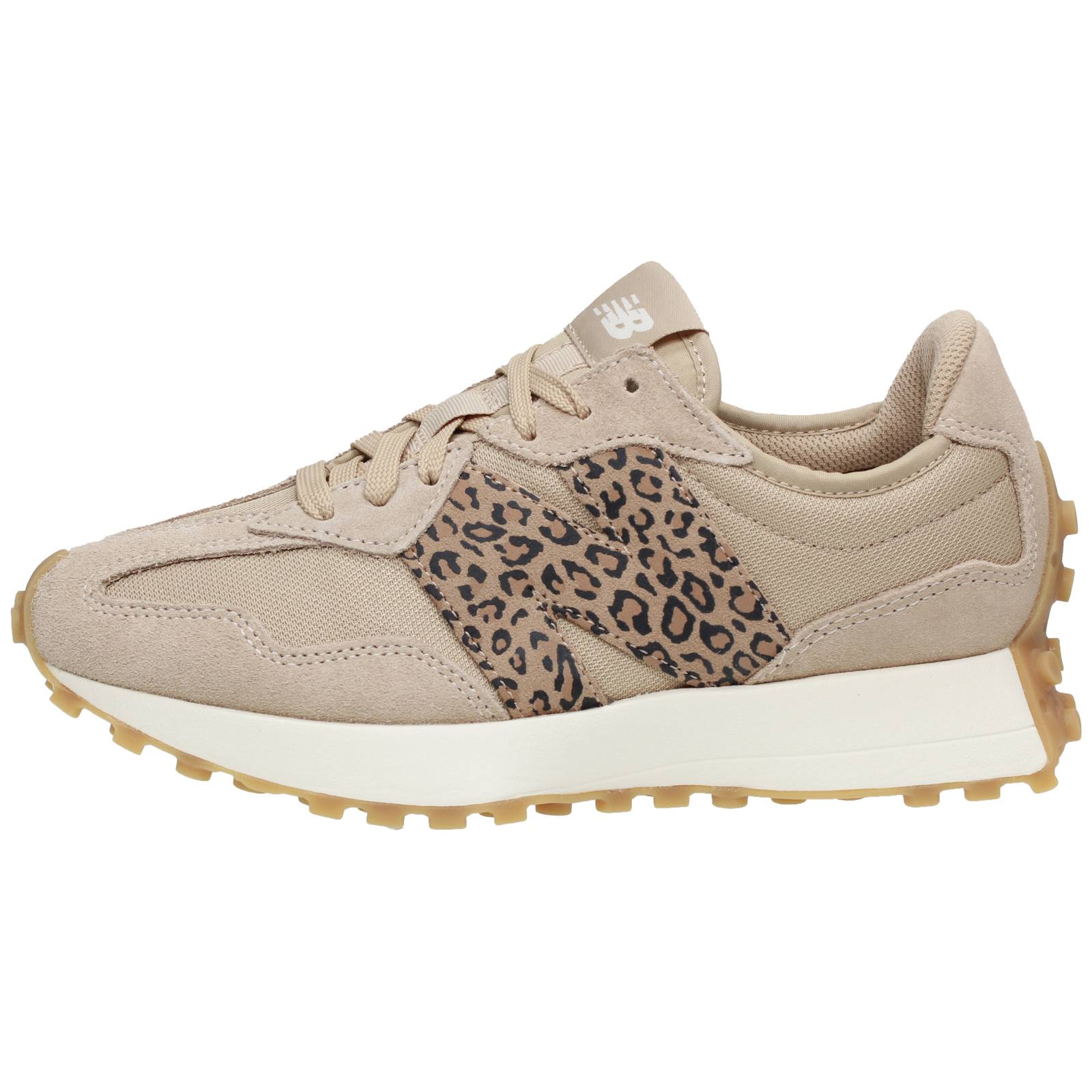 NEW BALANCE WS 327 - Sneakers in Suede Donna beige Foto 4