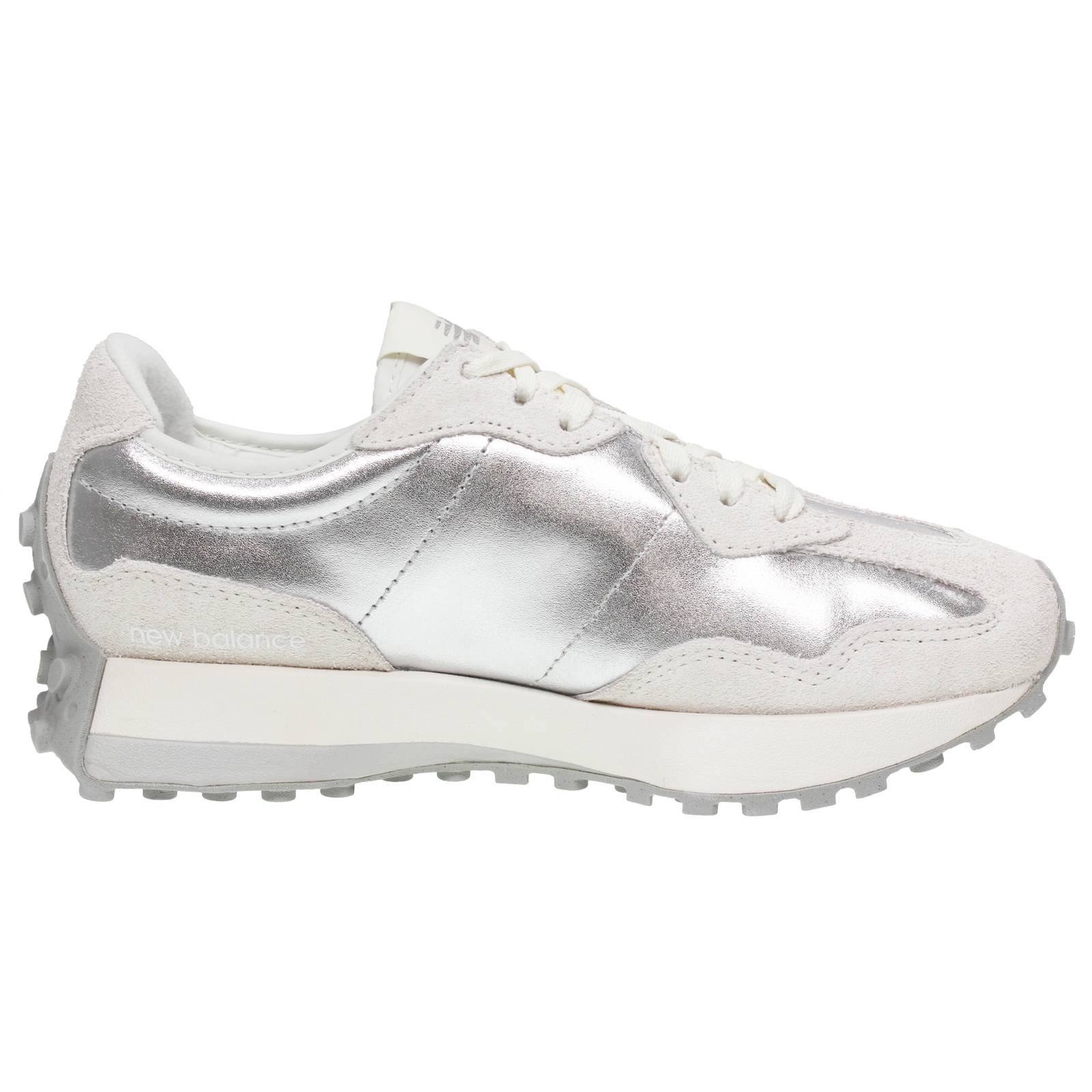 NEW BALANCE WS 327 - Sneakers in Suede Donna argento Foto 3