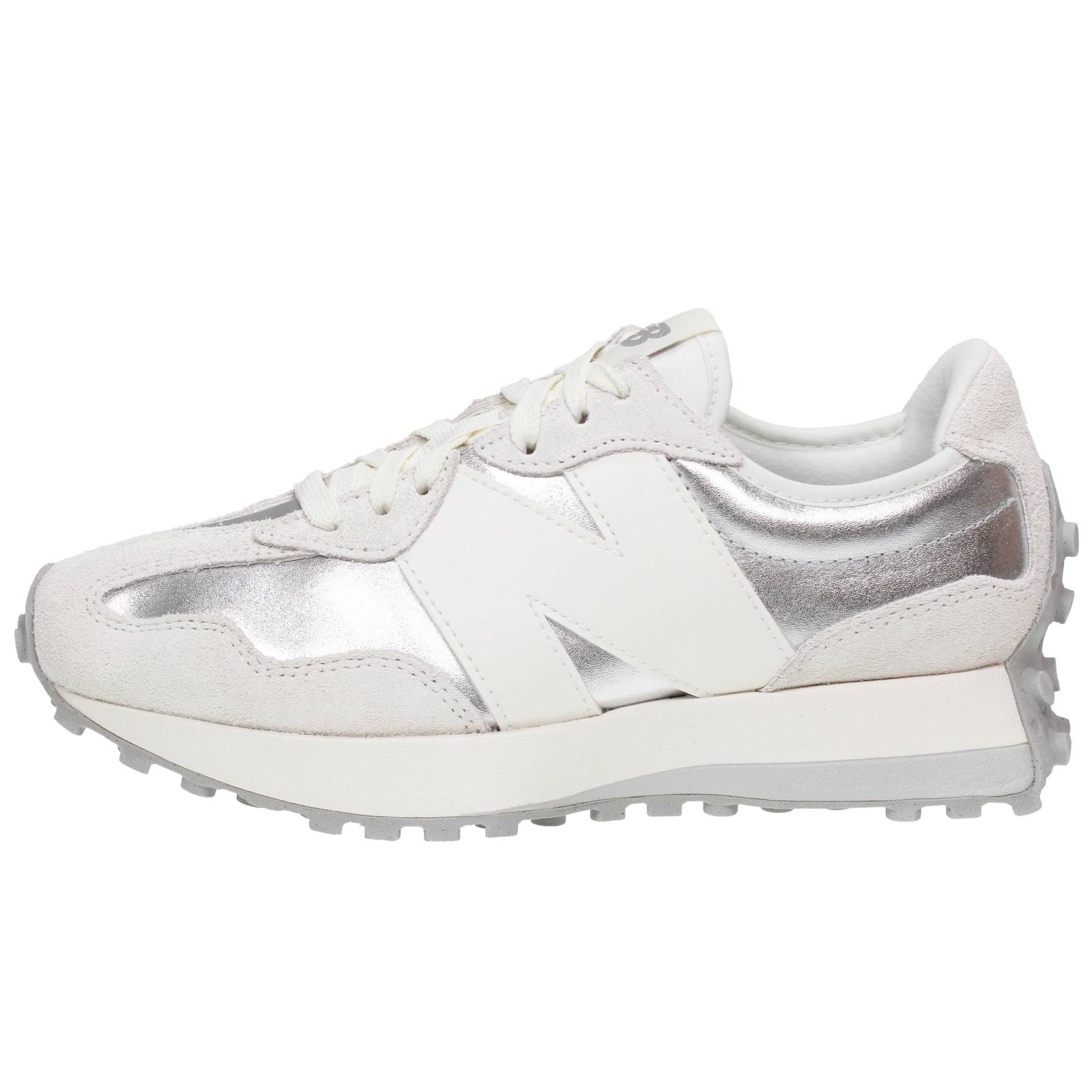 NEW BALANCE WS 327 - Sneakers in Suede Donna argento Foto 4