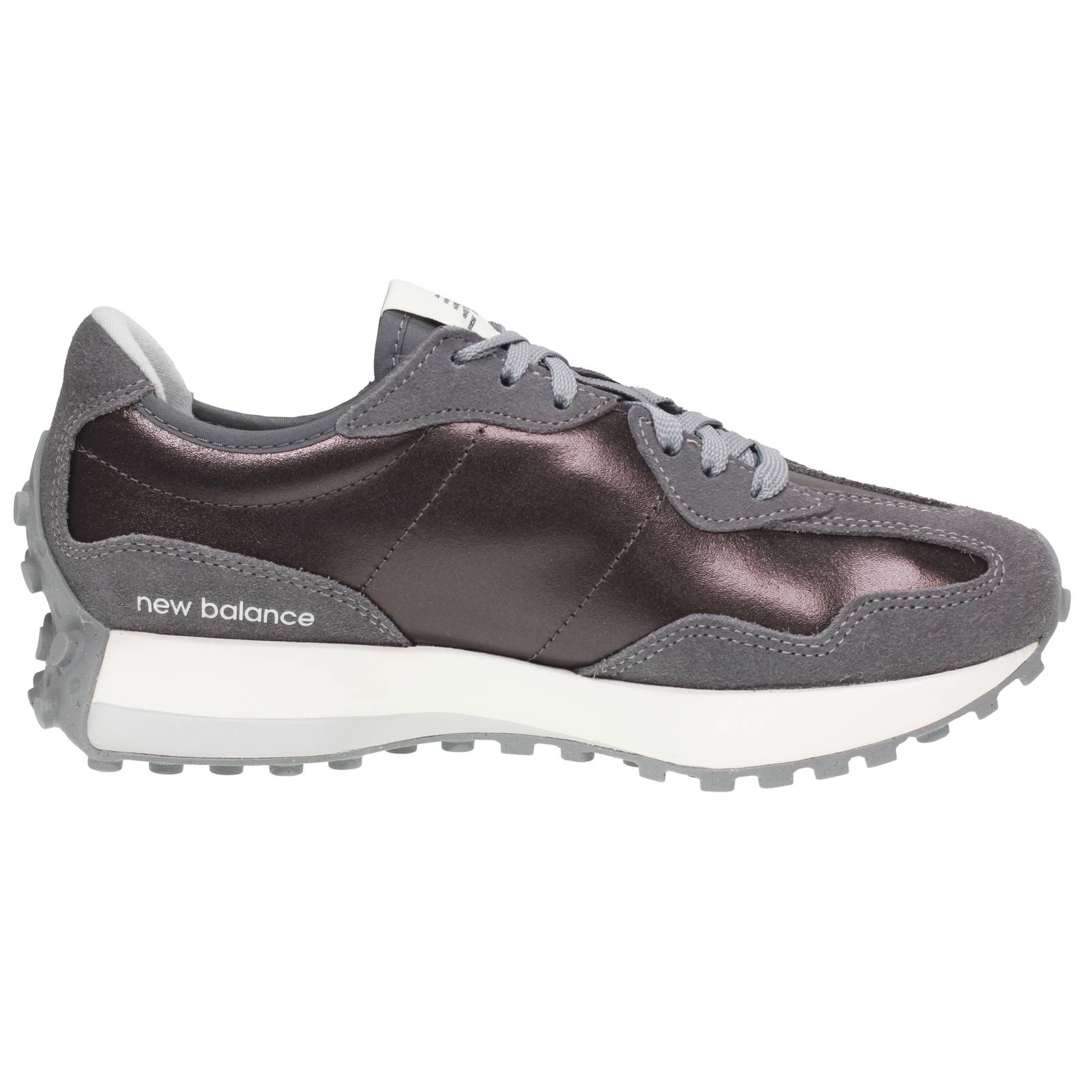NEW BALANCE WS 327 - Sneakers in Suede Donna grigio Foto 3