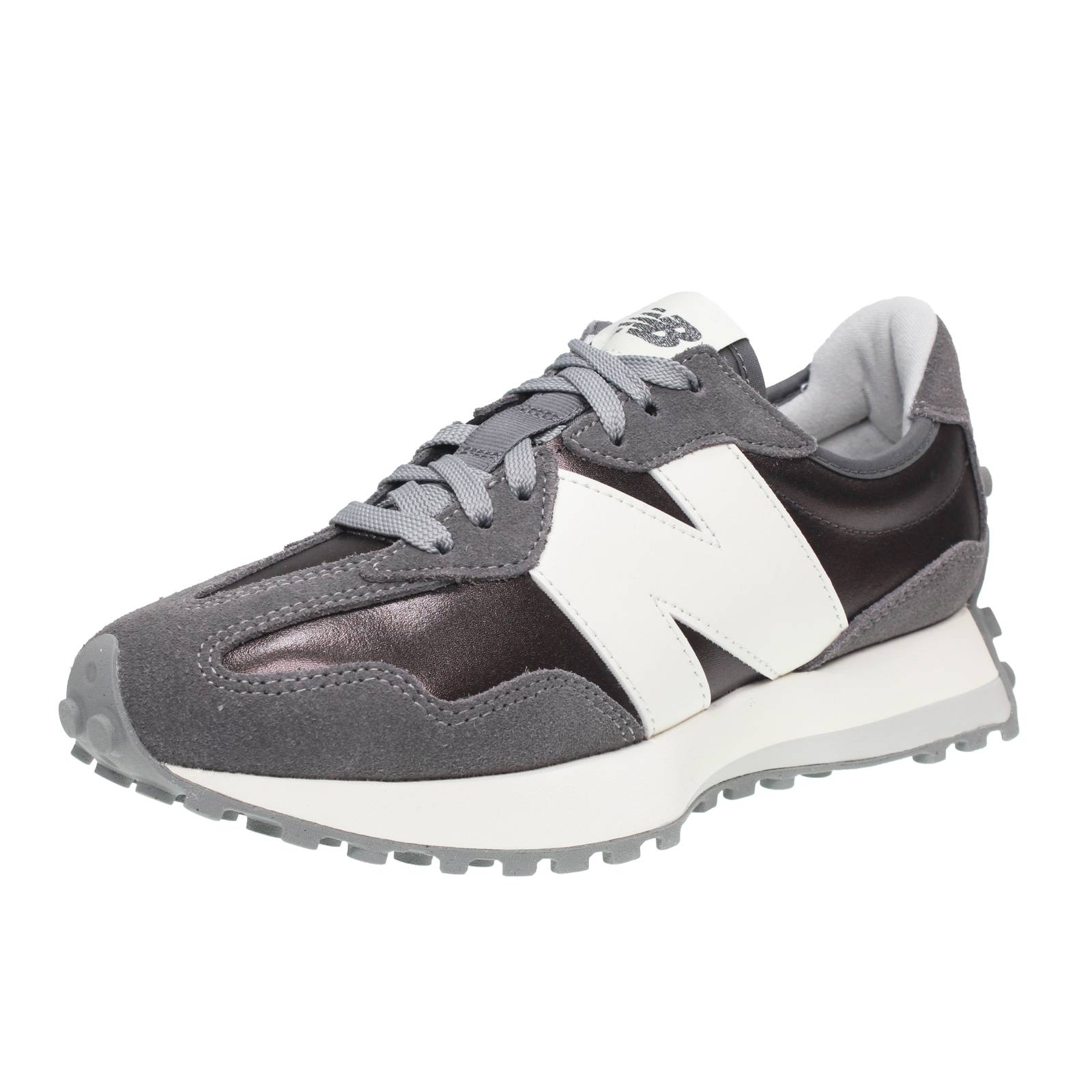 NEW BALANCE WS 327 - Sneakers in Suede Donna grigio