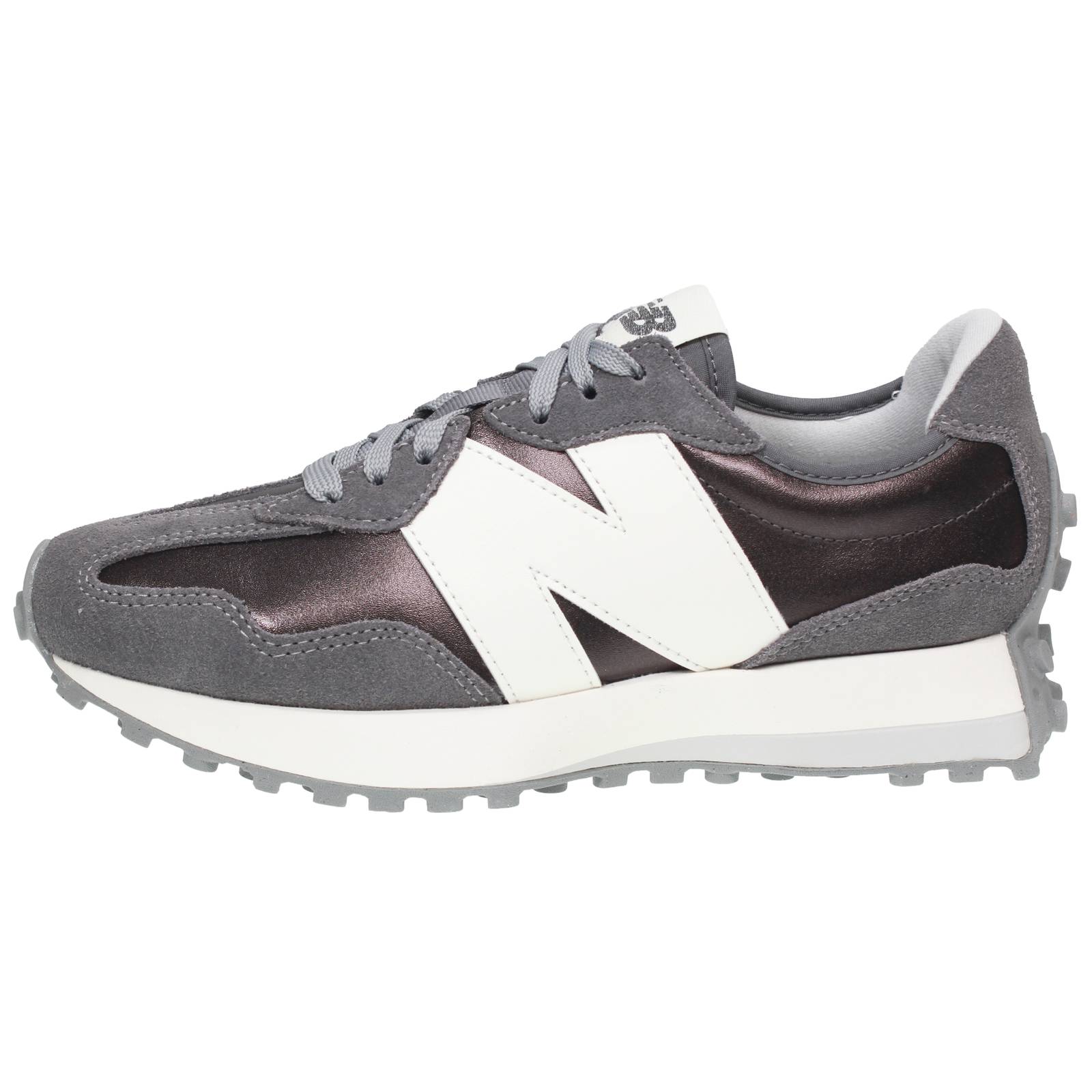 NEW BALANCE WS 327 - Sneakers in Suede Donna grigio Foto 4