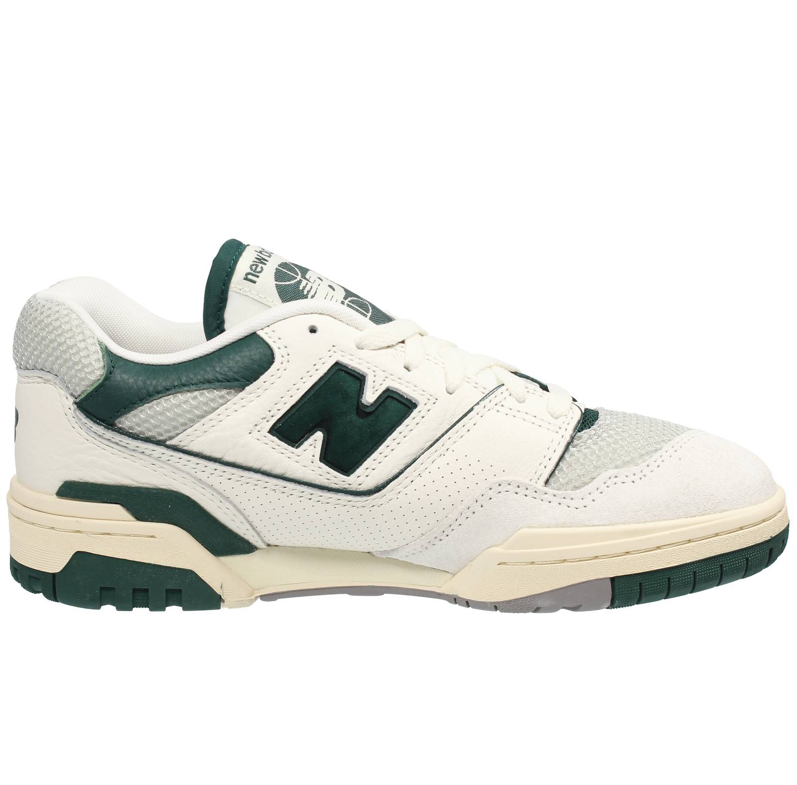 NEW BALANCE BB 550 - Low Leather Sneakers Man white Photo 2