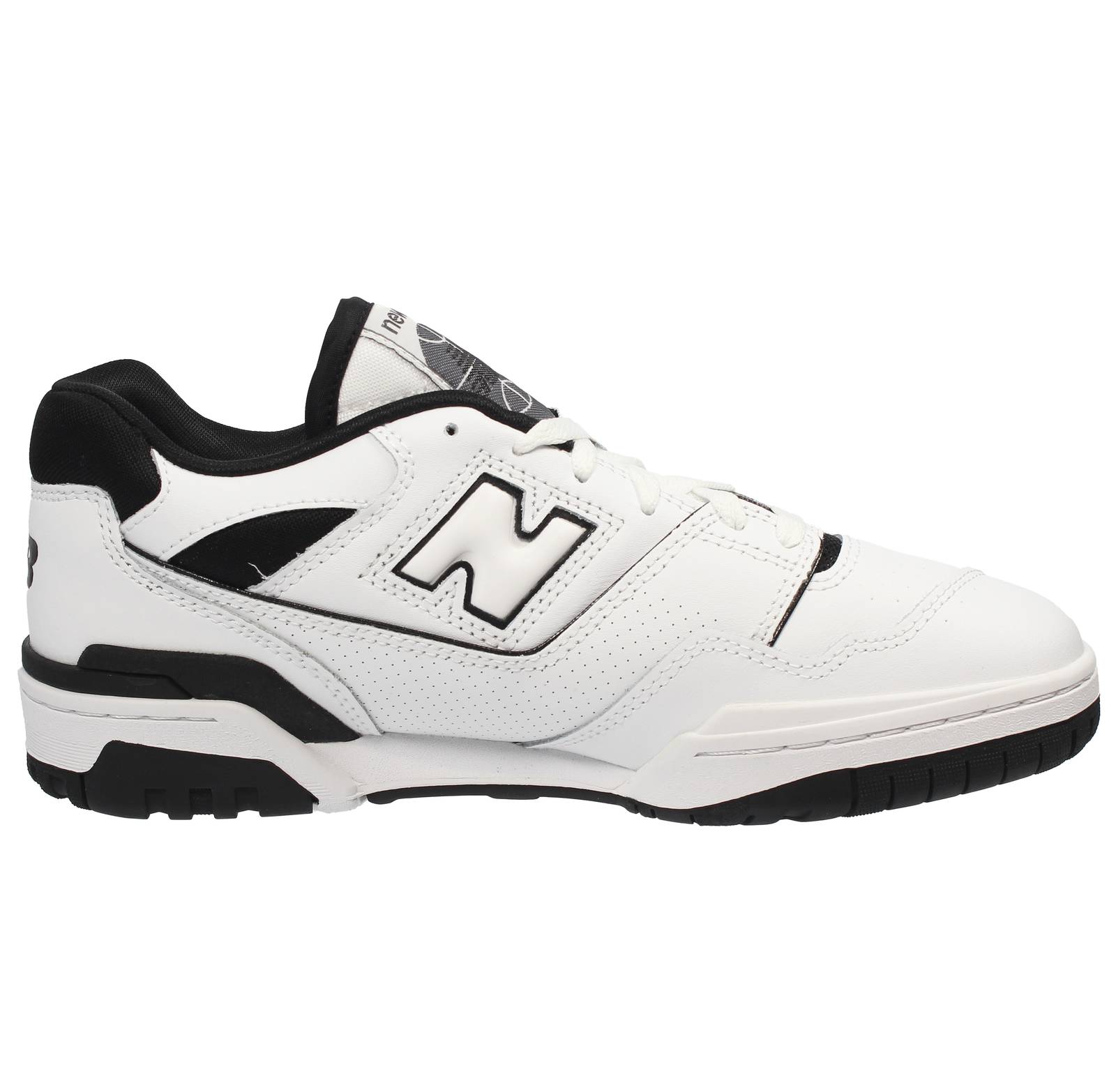 NEW BALANCE BB 550 - Low Leather Sneakers Man white Photo 2