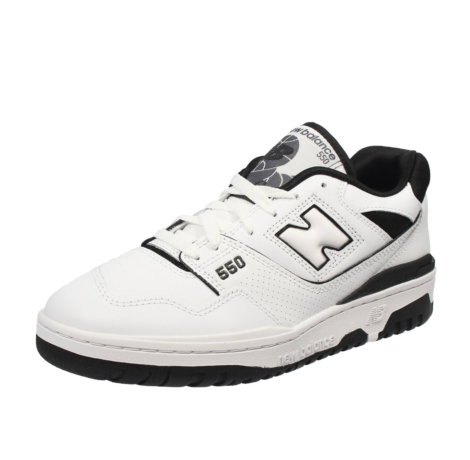 NEW BALANCE BB 550 - Sneakers basses en cuir Homme blanc