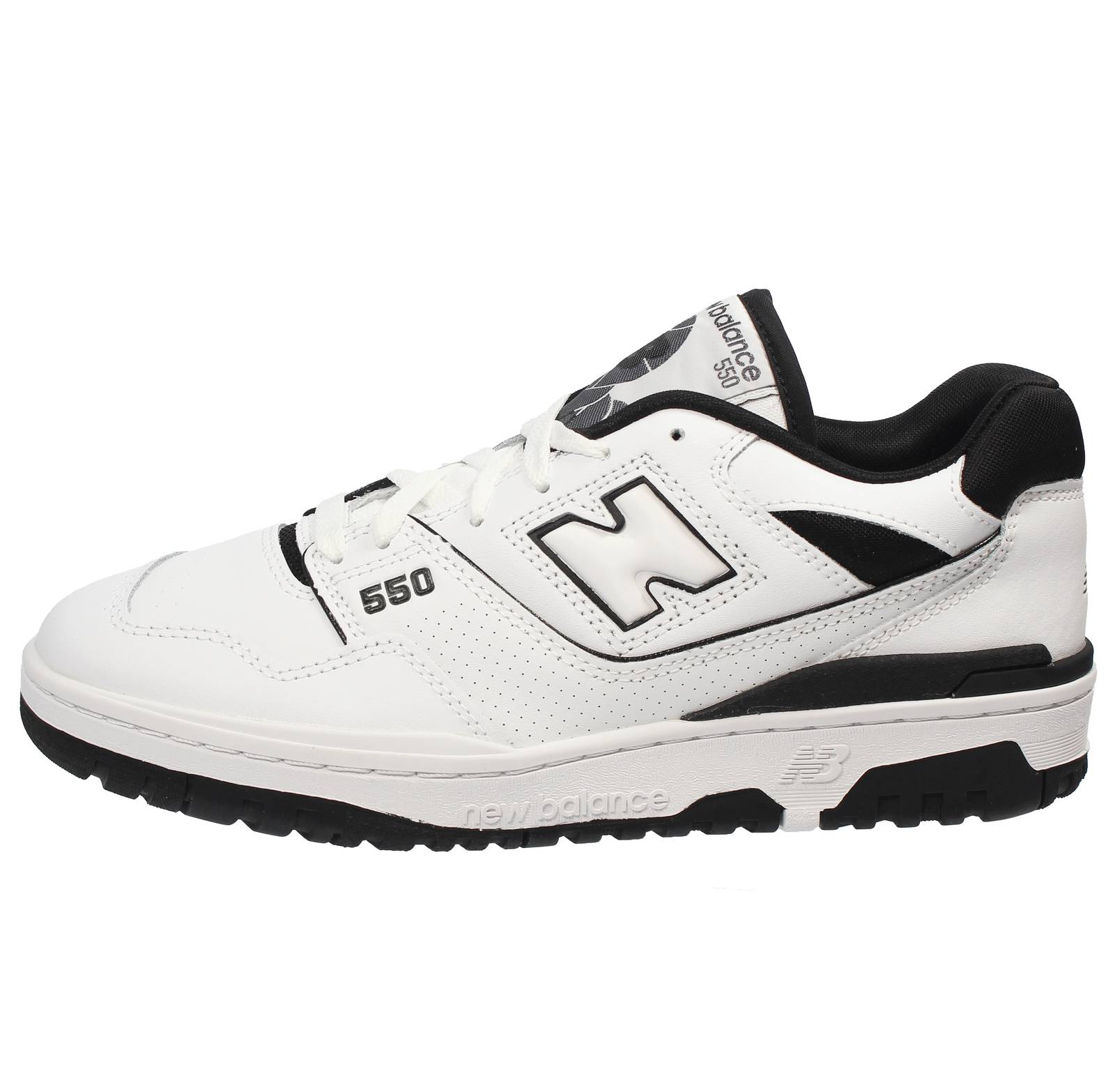 NEW BALANCE BB 550 - Low Leather Sneakers Man white Photo 3