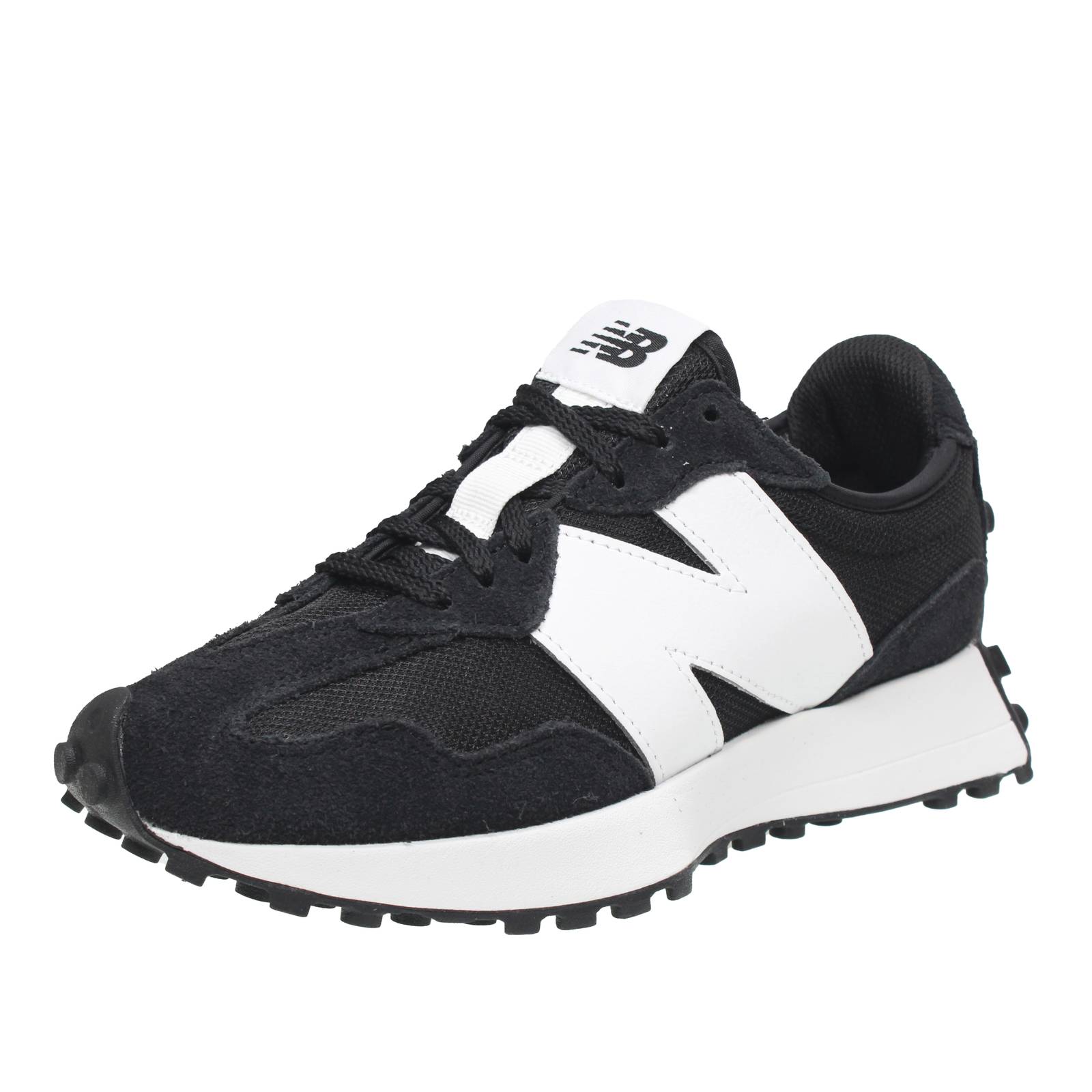 NEW BALANCE MS 327 - Sneakers in Suede e mesh Donna nero Foto 1