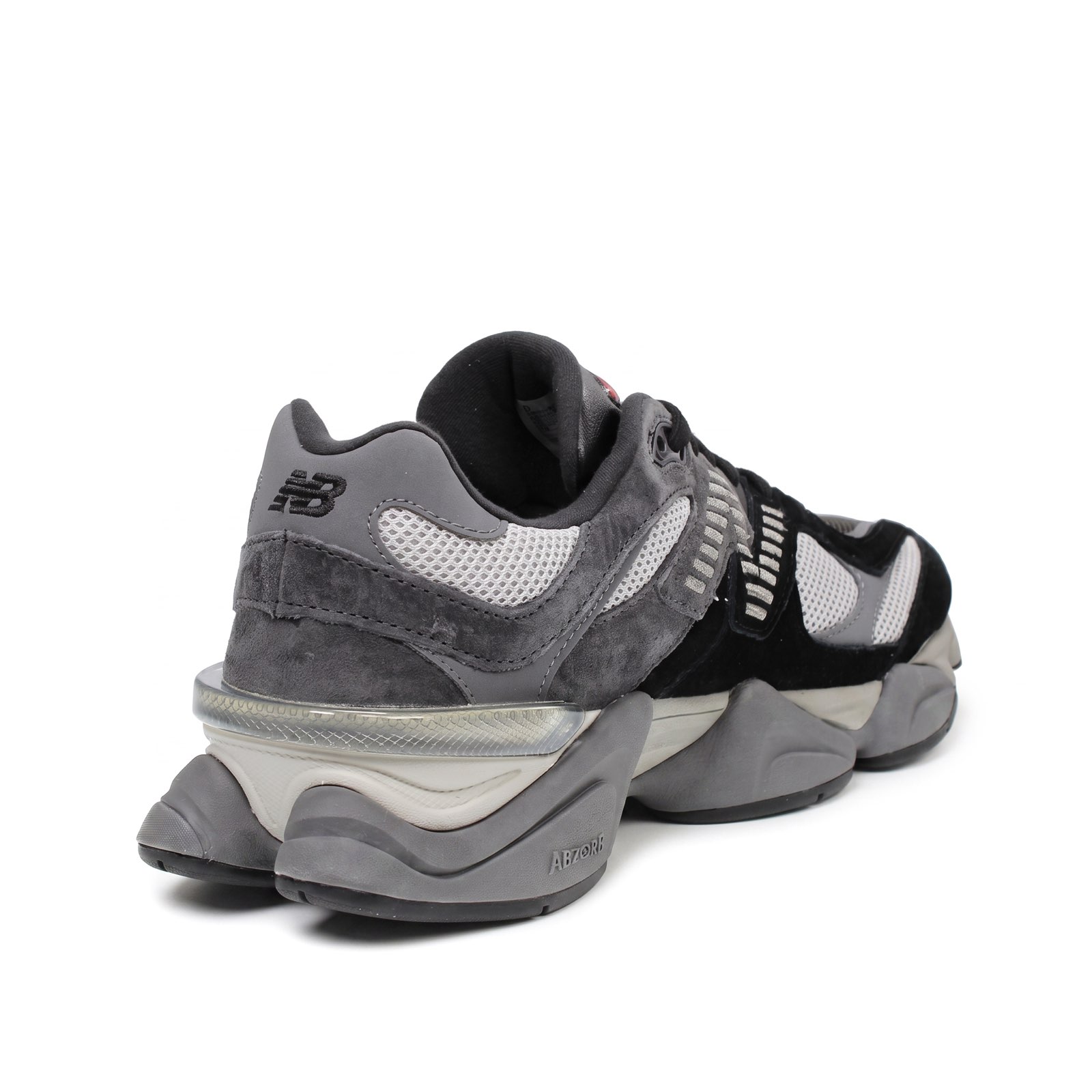 NEW BALANCE U 9060 - Suede and Mesh Sneakers Man black Photo 6