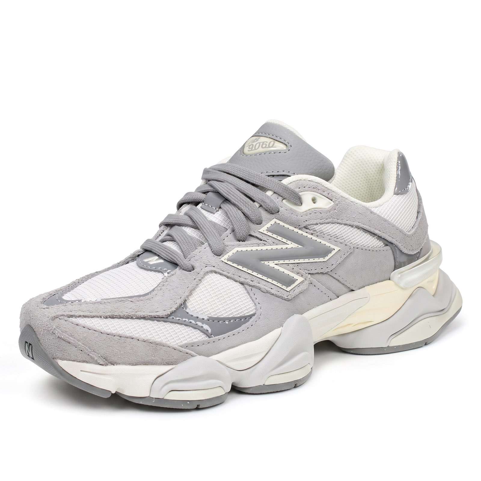 NEW BALANCE U 9060 - Sneakers in Suede e mesh Uomo grigio