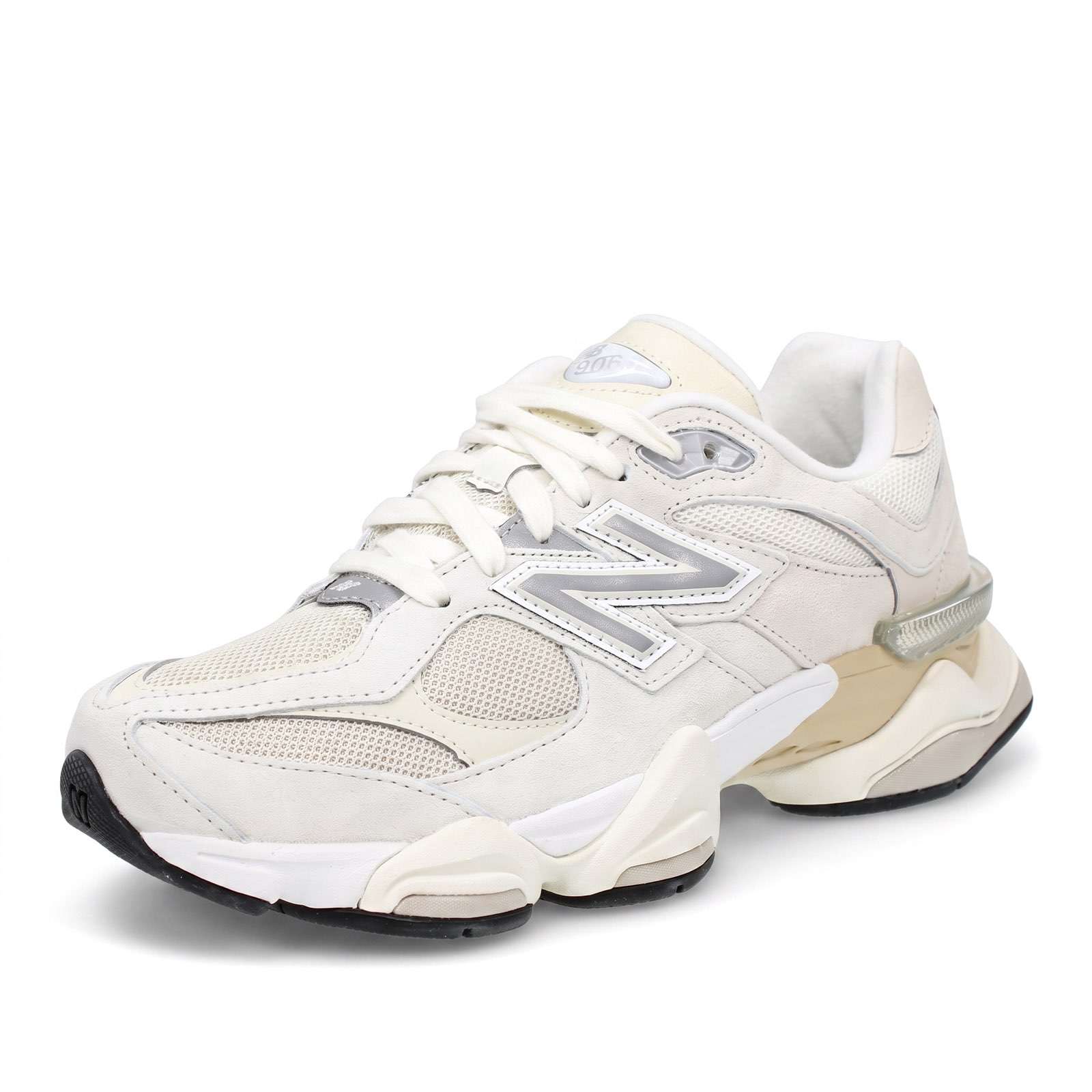NEW BALANCE U 9060 - Sneakers in Suede e mesh Donna bianco