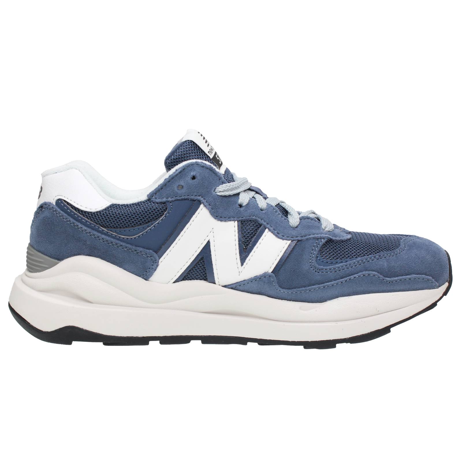 NEW BALANCE M 5740 - Suede and Mesh Sneakers Man blue Photo 2