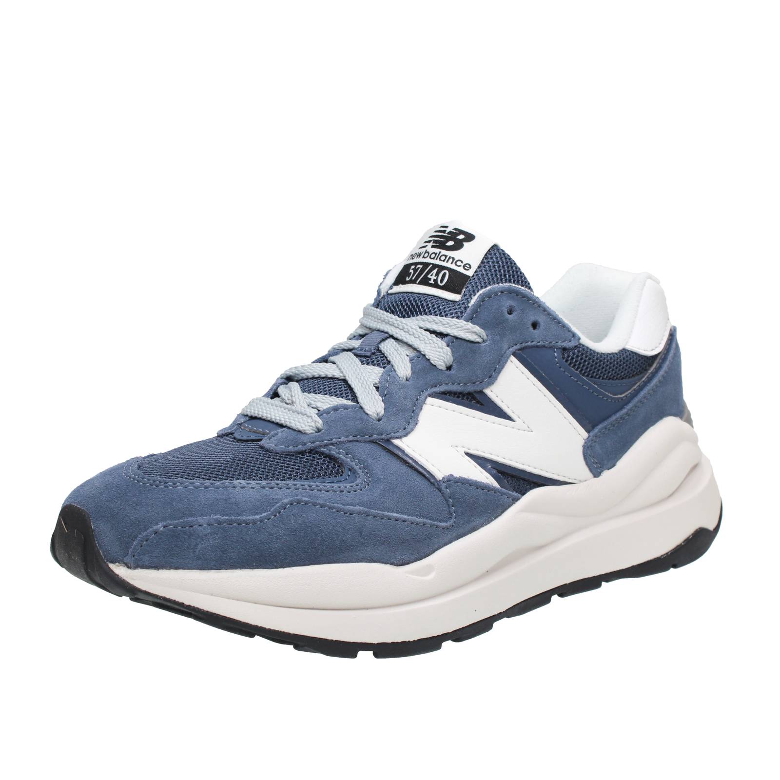 NEW BALANCE M 5740 - Sneakers en daim et maille Homme bleu