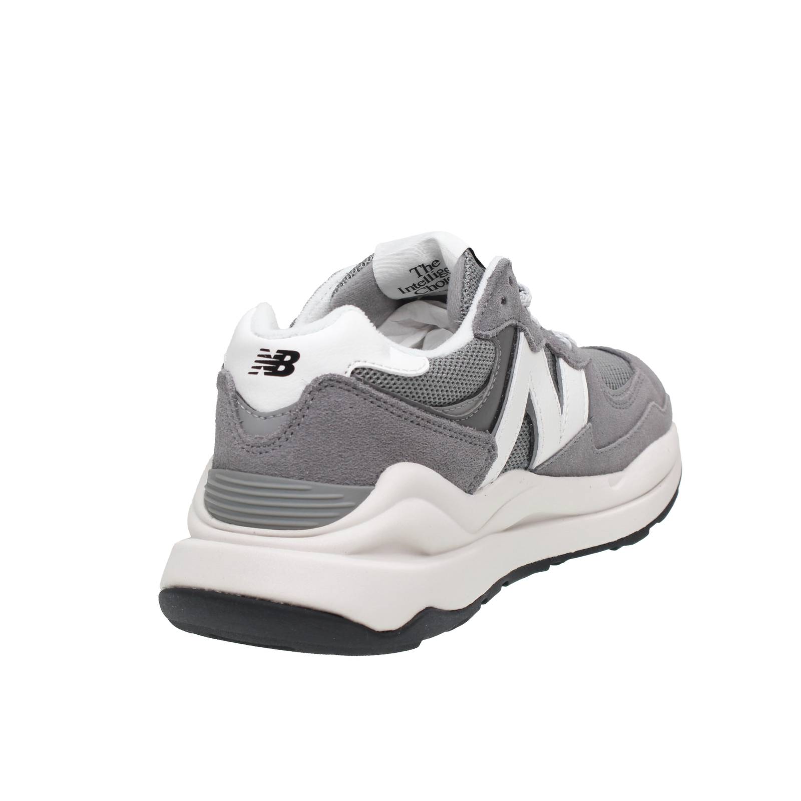 NEW BALANCE M 5740 - Suede and Mesh Sneakers Man grey Photo 4
