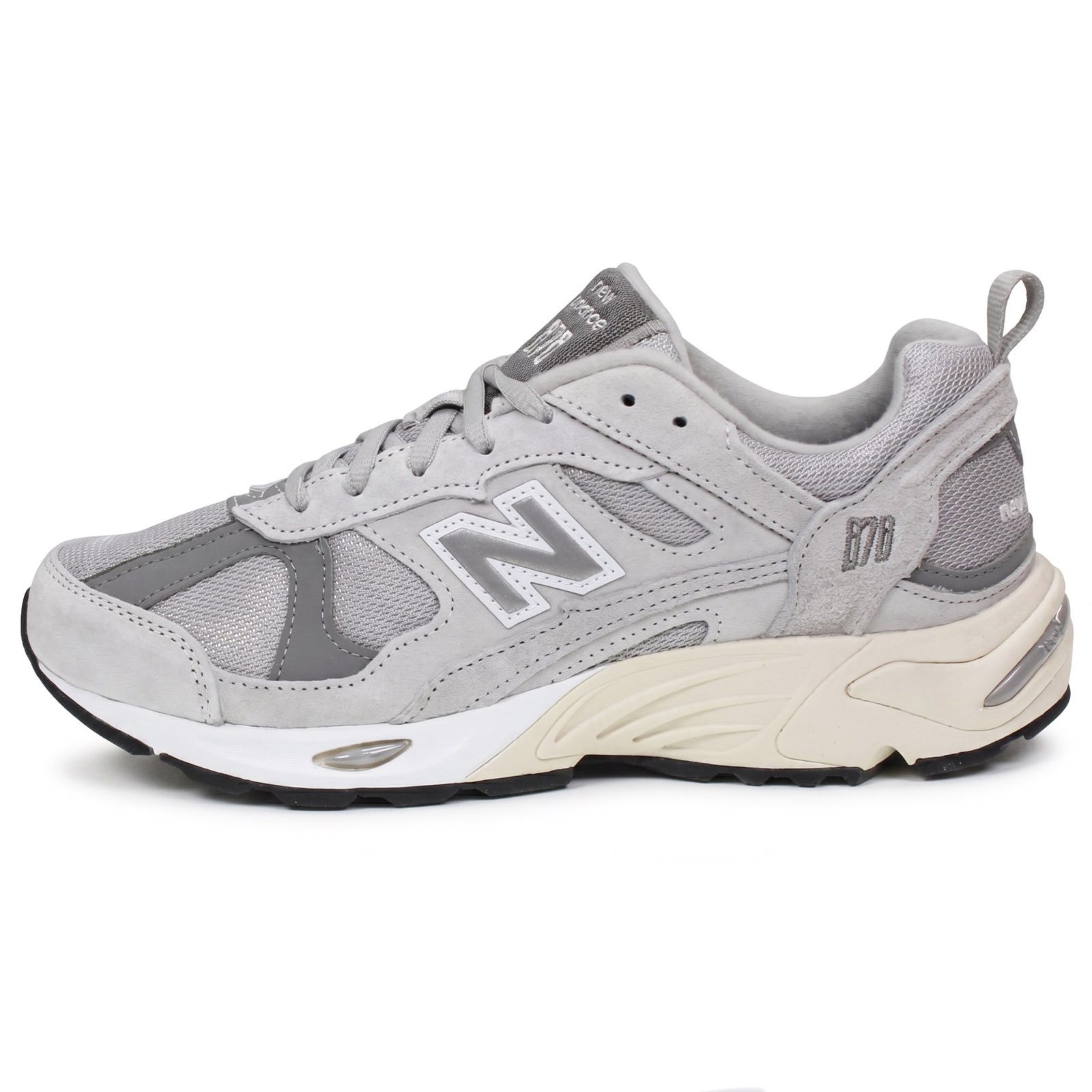 NEW BALANCE CM 878 - Suede and Mesh Sneakers Man grey Photo 4