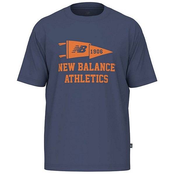 NEW BALANCE Tee-shirt Varsity Pennant Homme bleu