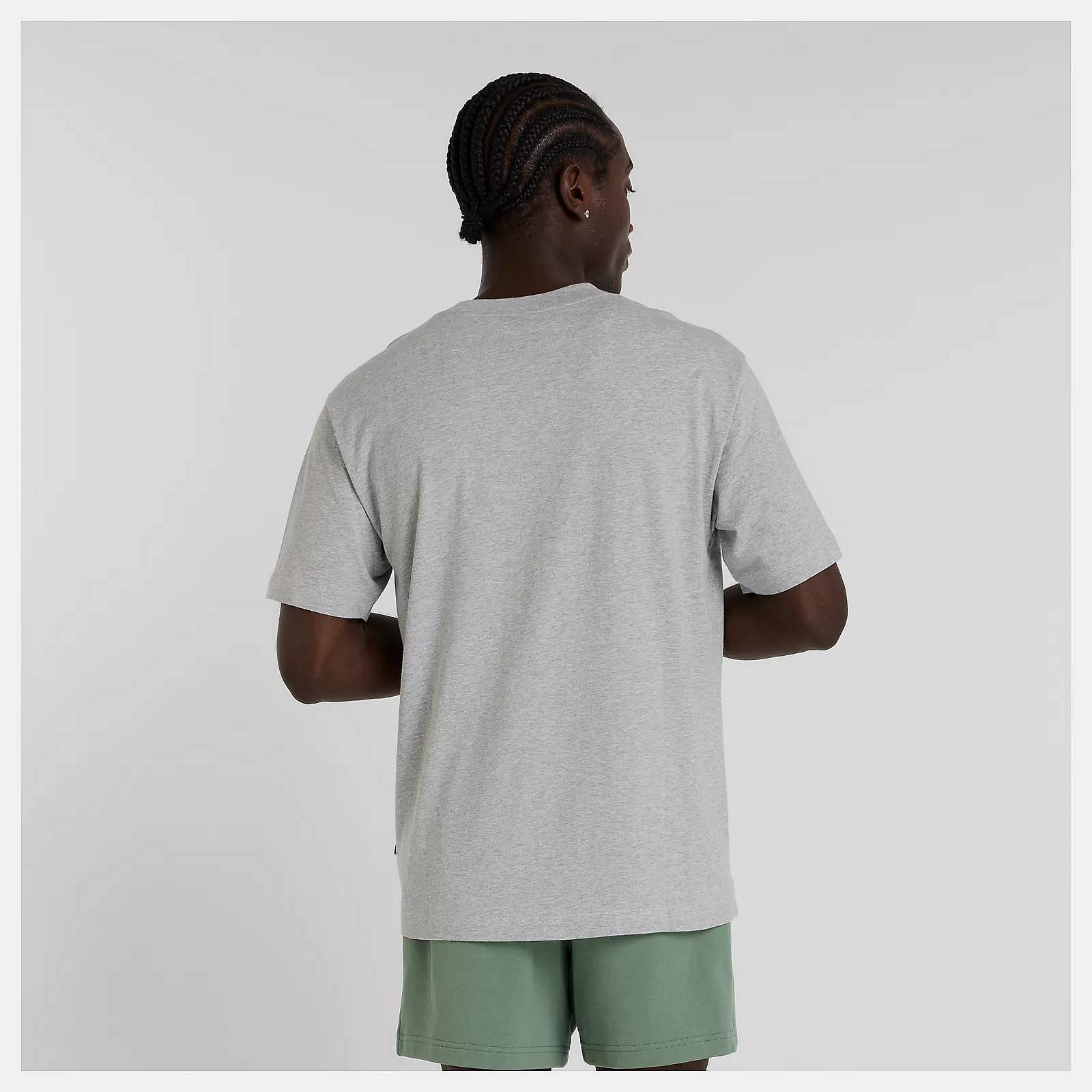 NEW BALANCE Heritage Grafik-Tee Herren grau Foto 2