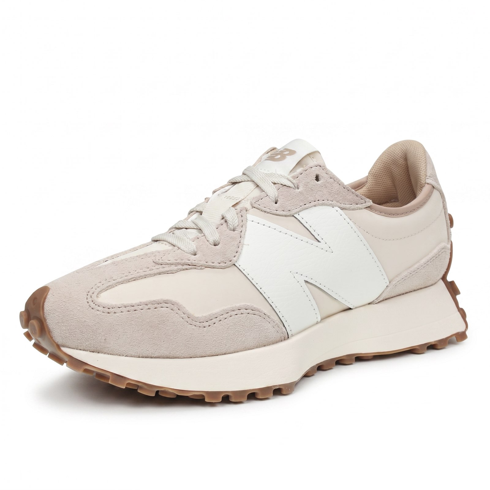 NEW BALANCE MS 327 - Sneakers in Suede Donna sabbia