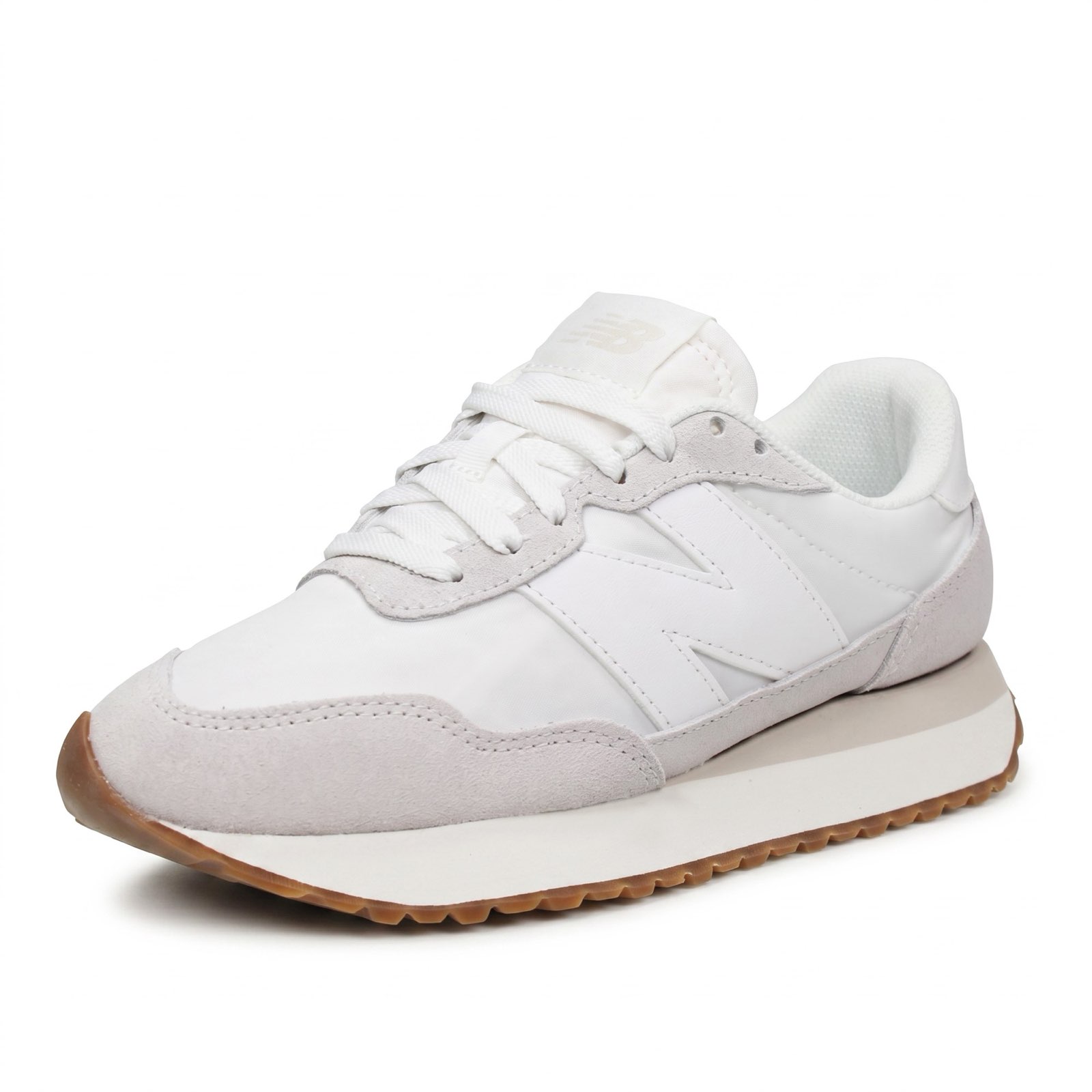 NEW BALANCE WS 237 - Sneakers in Suede e nylon Donna bianco