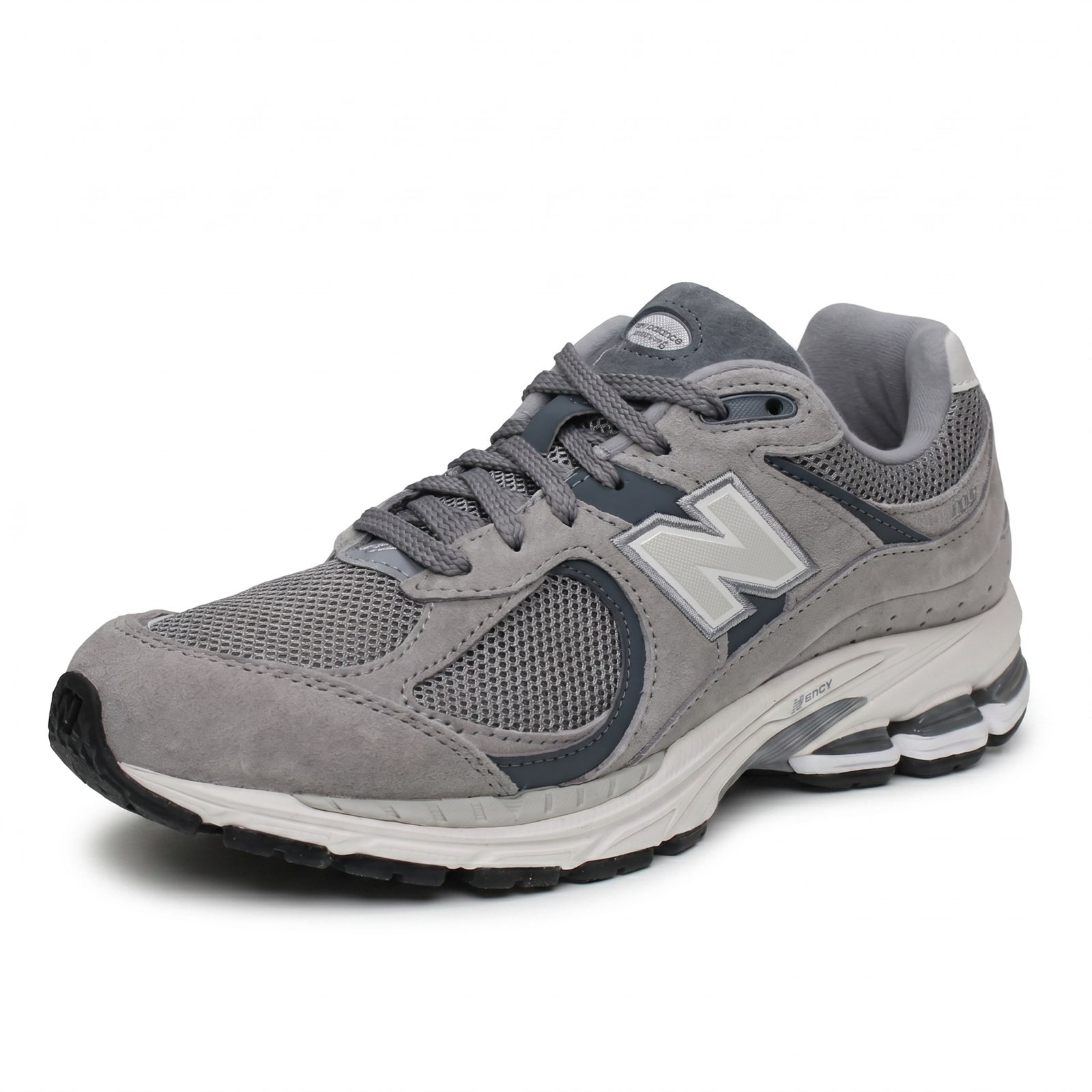 NEW BALANCE M 2002 - Sneakers in Suede e mesh Uomo grigio