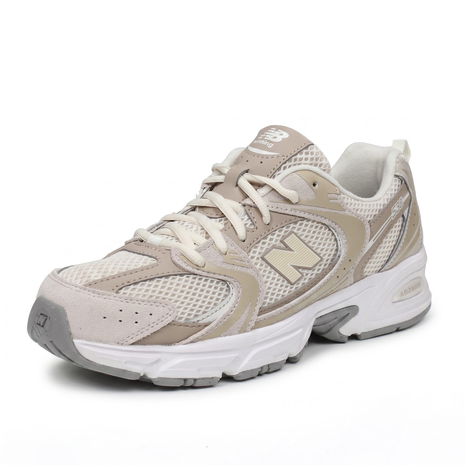 NEW BALANCE G 530 - Sneakers basse in Suede Donna beige