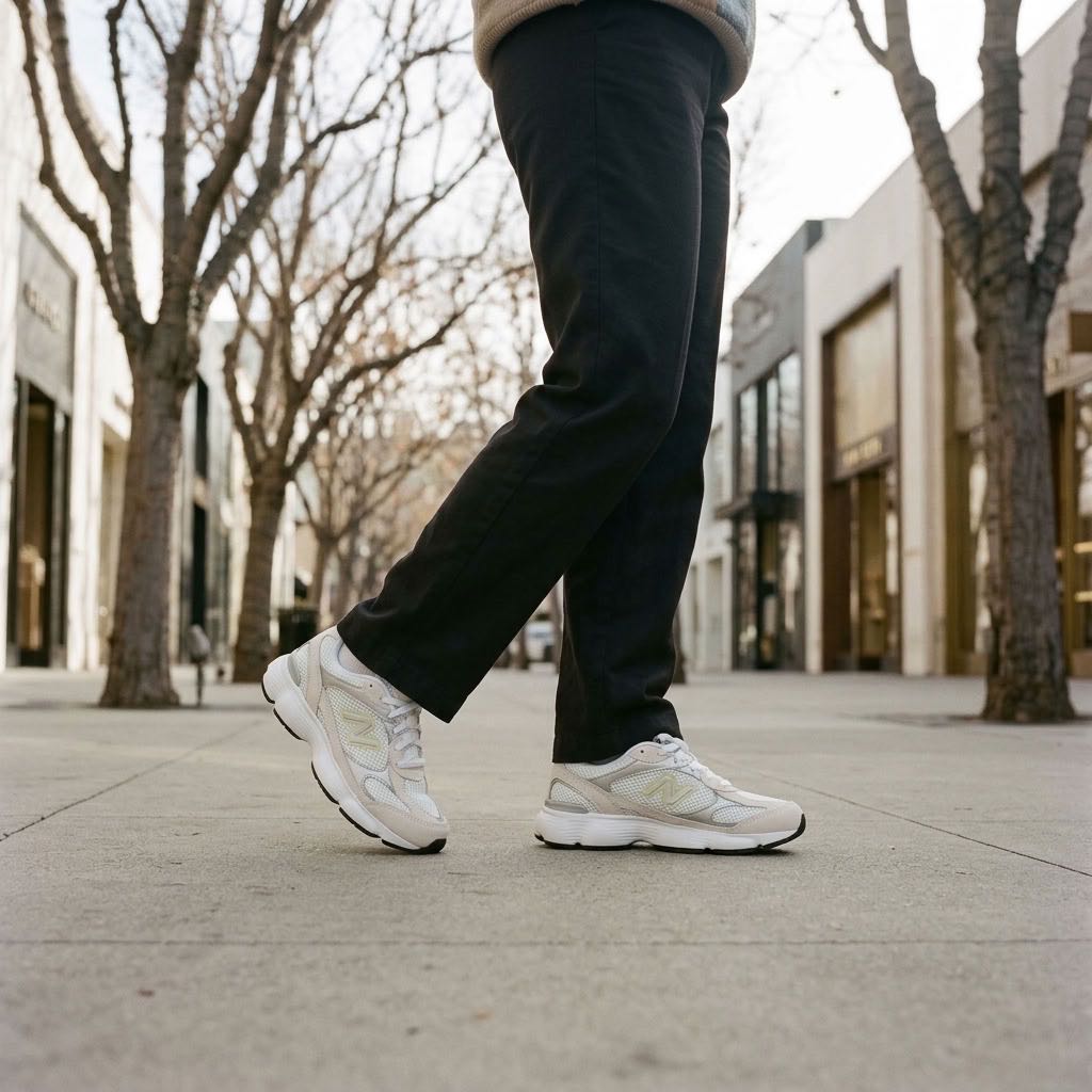 NEW BALANCE W 603 - Sneakers in Pelle e mesh Donna bianco Foto 2