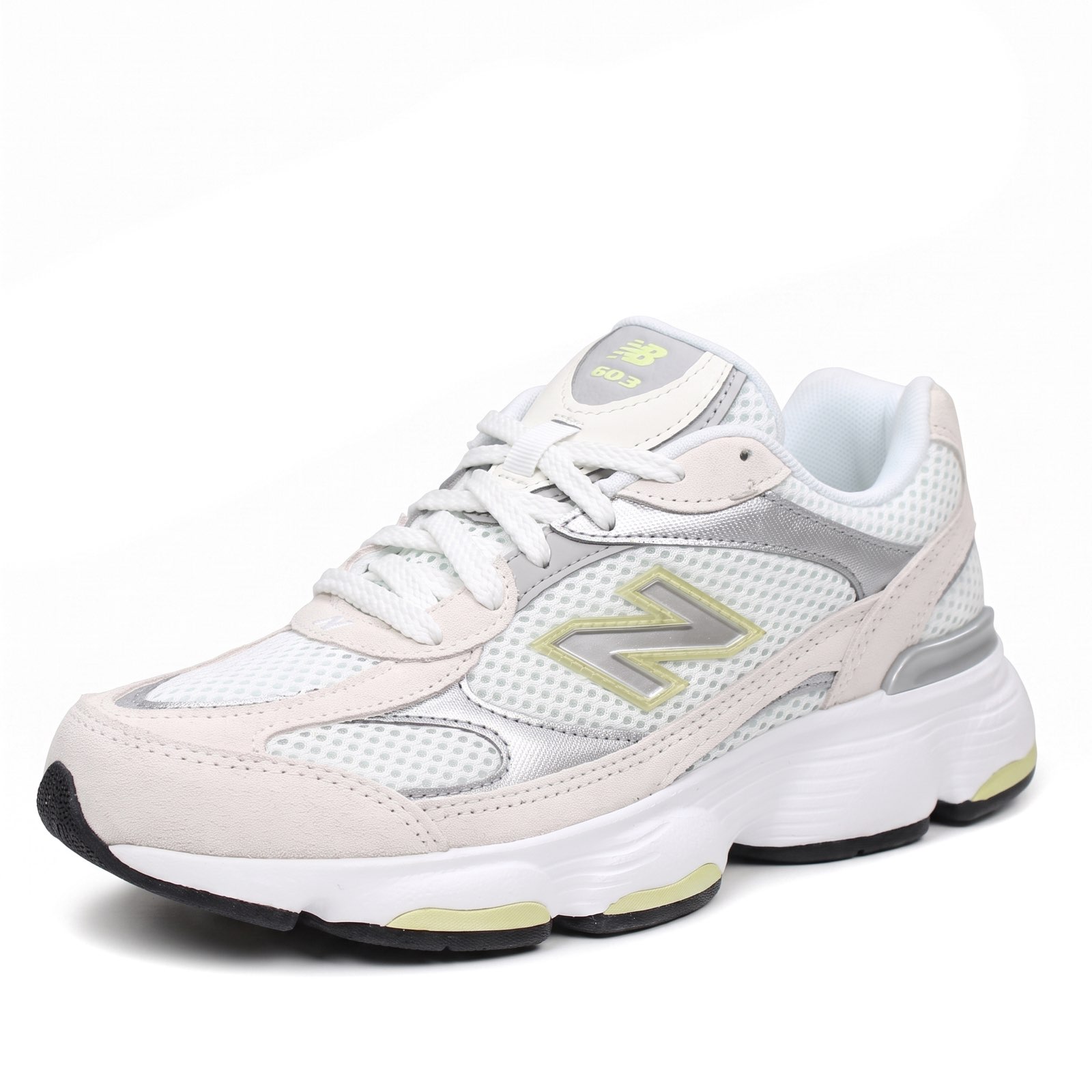 NEW BALANCE W 603 - Sneakers in Pelle e mesh Donna bianco
