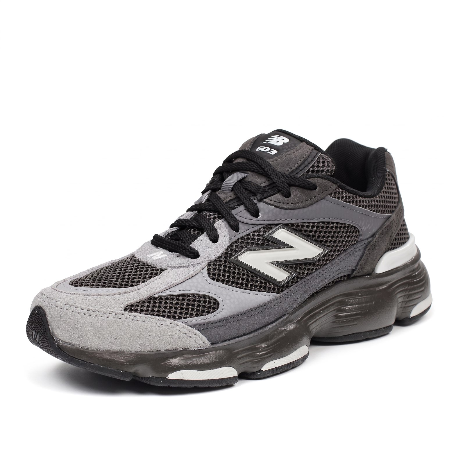 NEW BALANCE M 603 - Sneakers en daim et mesh Homme noir
