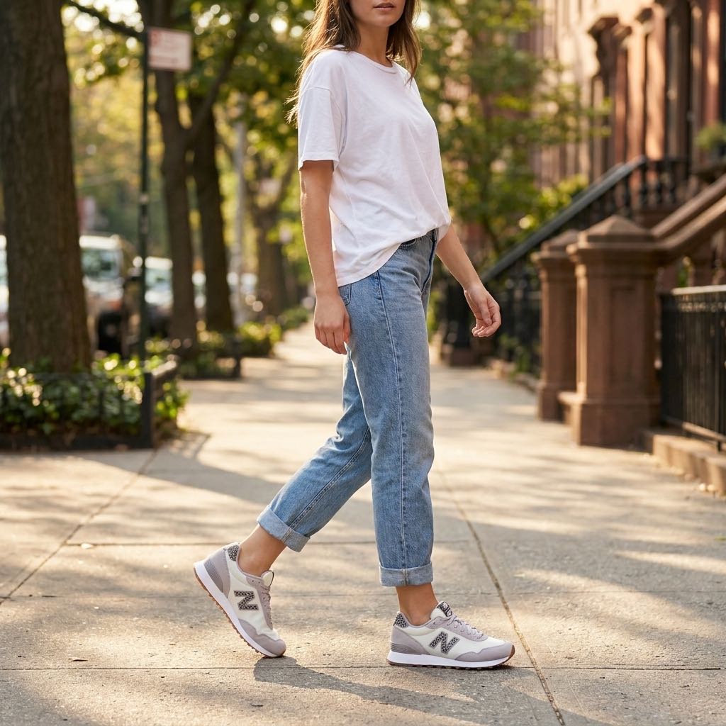 NEW BALANCE W 515 - Sneakers basse Donna bianco Foto 2