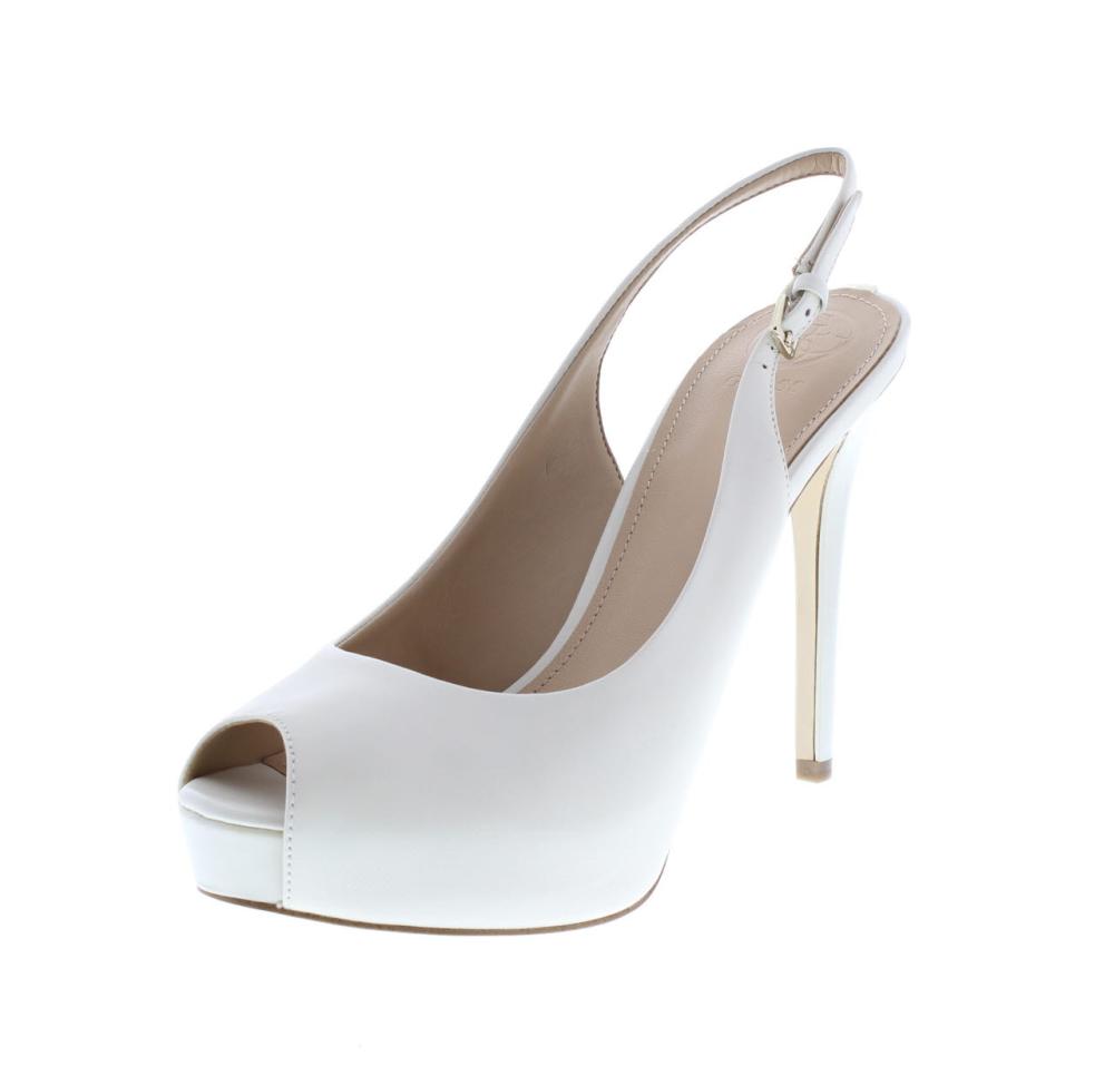 SCARPE GUESS DONNA SPUNTATA HUELE PELLE CREAM FLHU81LEA05 SCARPE GUESS DONNA SPUNTATA HUELE PELLE CREAM FLHU81LEA05