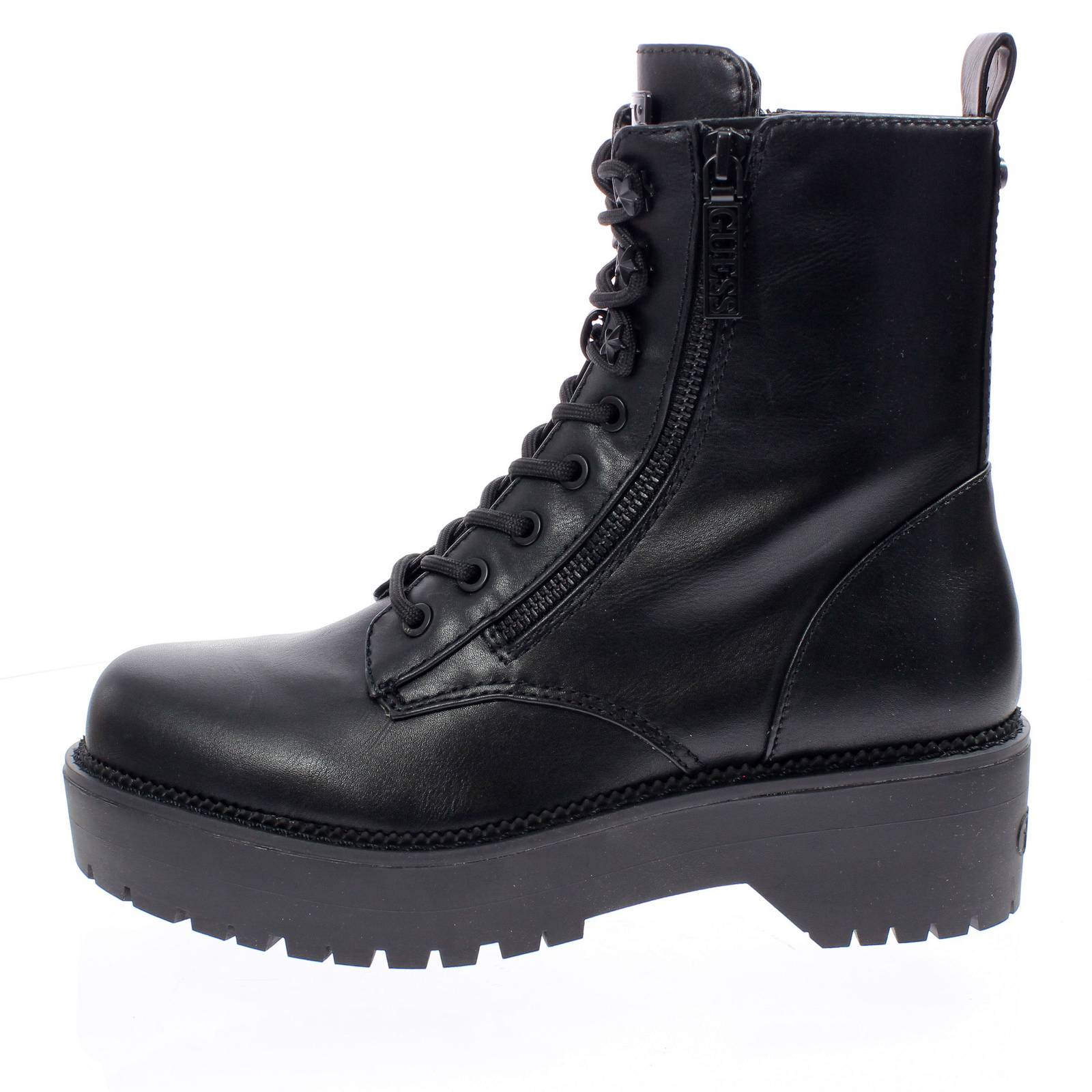 GUESS Tayte Anfibi con suola alta black Stivaletti Stringati
