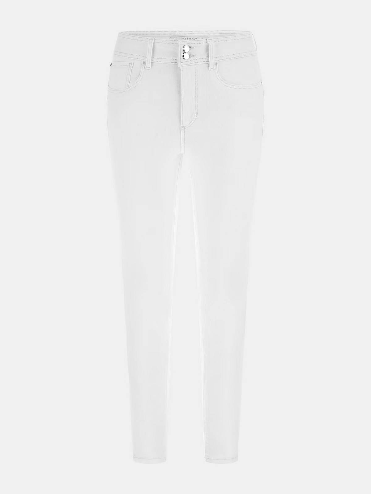 GUESS Shape Up Pant - High Waist Skinny Jeans Woman white Photo 1