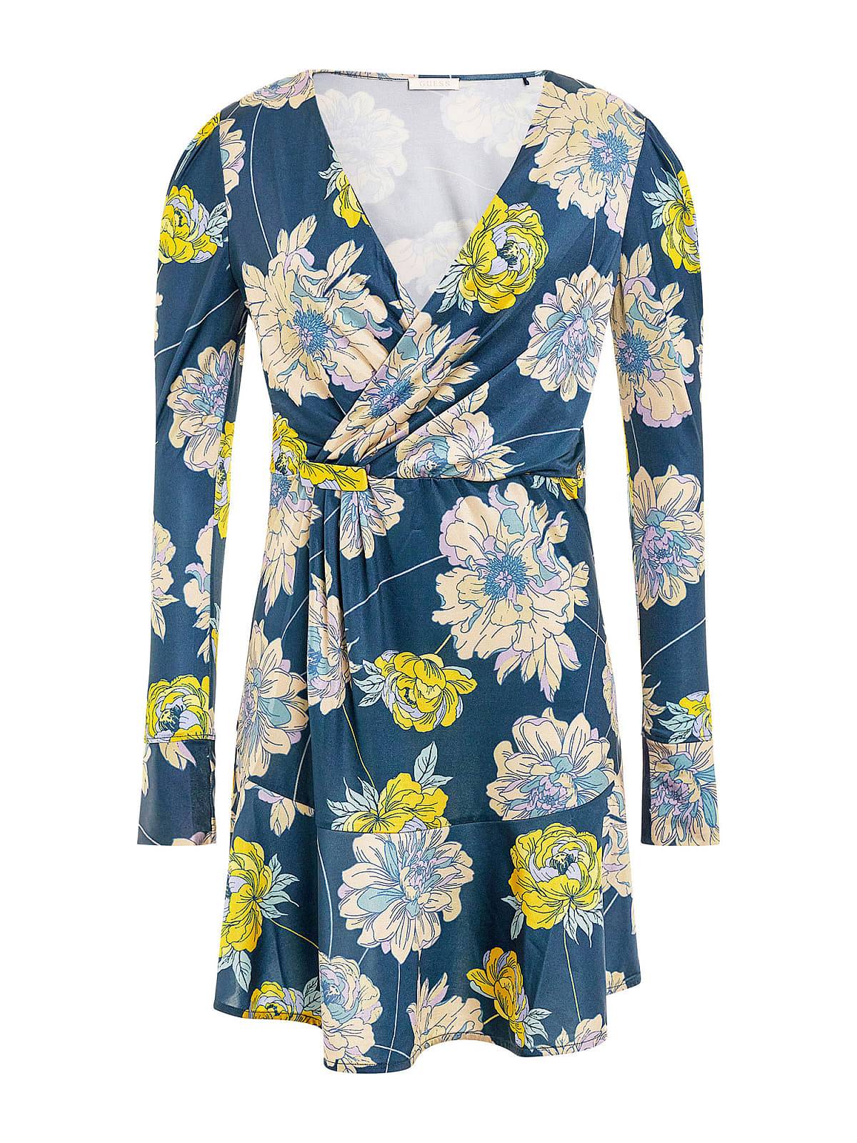 GUESS Robe Fausta - Robe courte à fleurs Femme multicolor