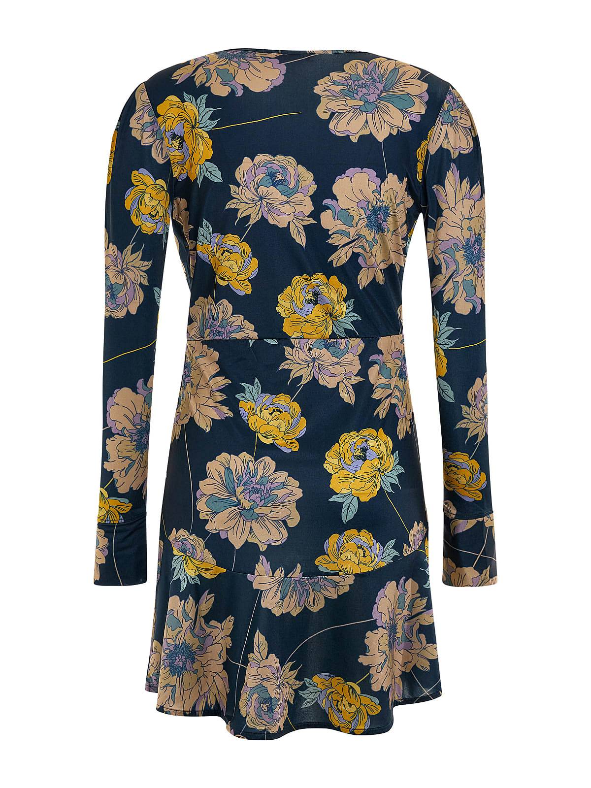 GUESS Robe Fausta - Robe courte à fleurs Femme multicolor Photo 2