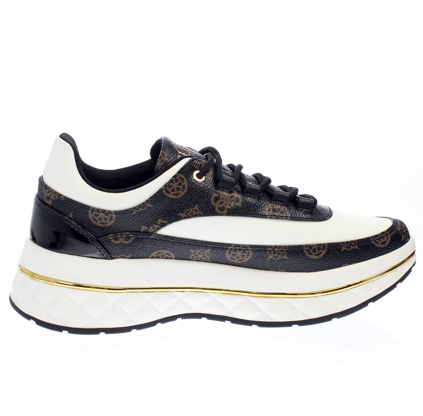 GUESS Kyra - Sneakers with a raised sole Woman multicolor Photo 2