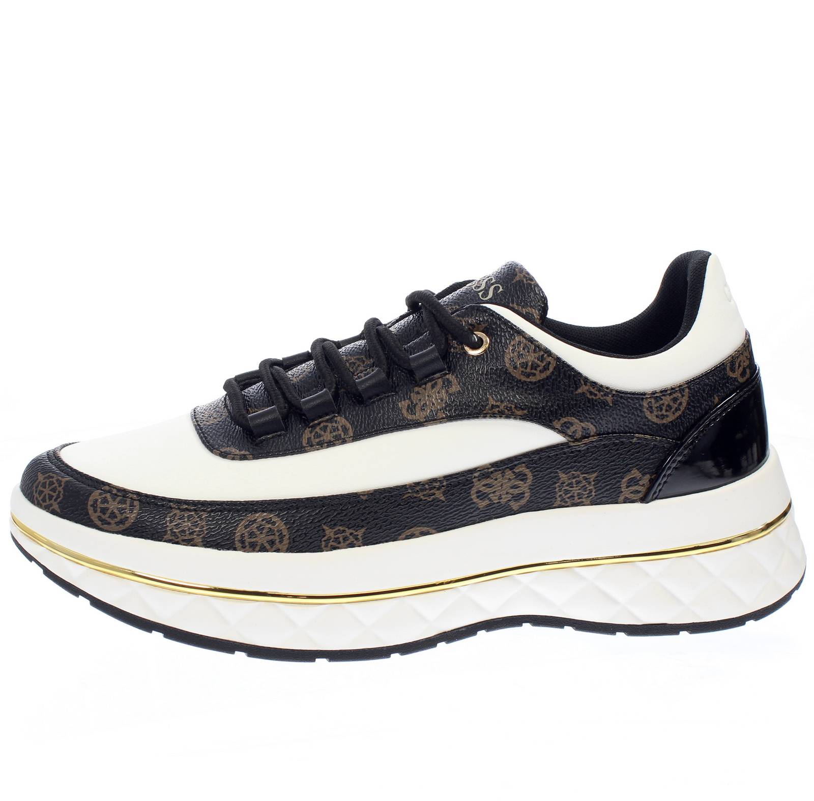 GUESS Kyra - Sneakers with a raised sole Woman multicolor Photo 3