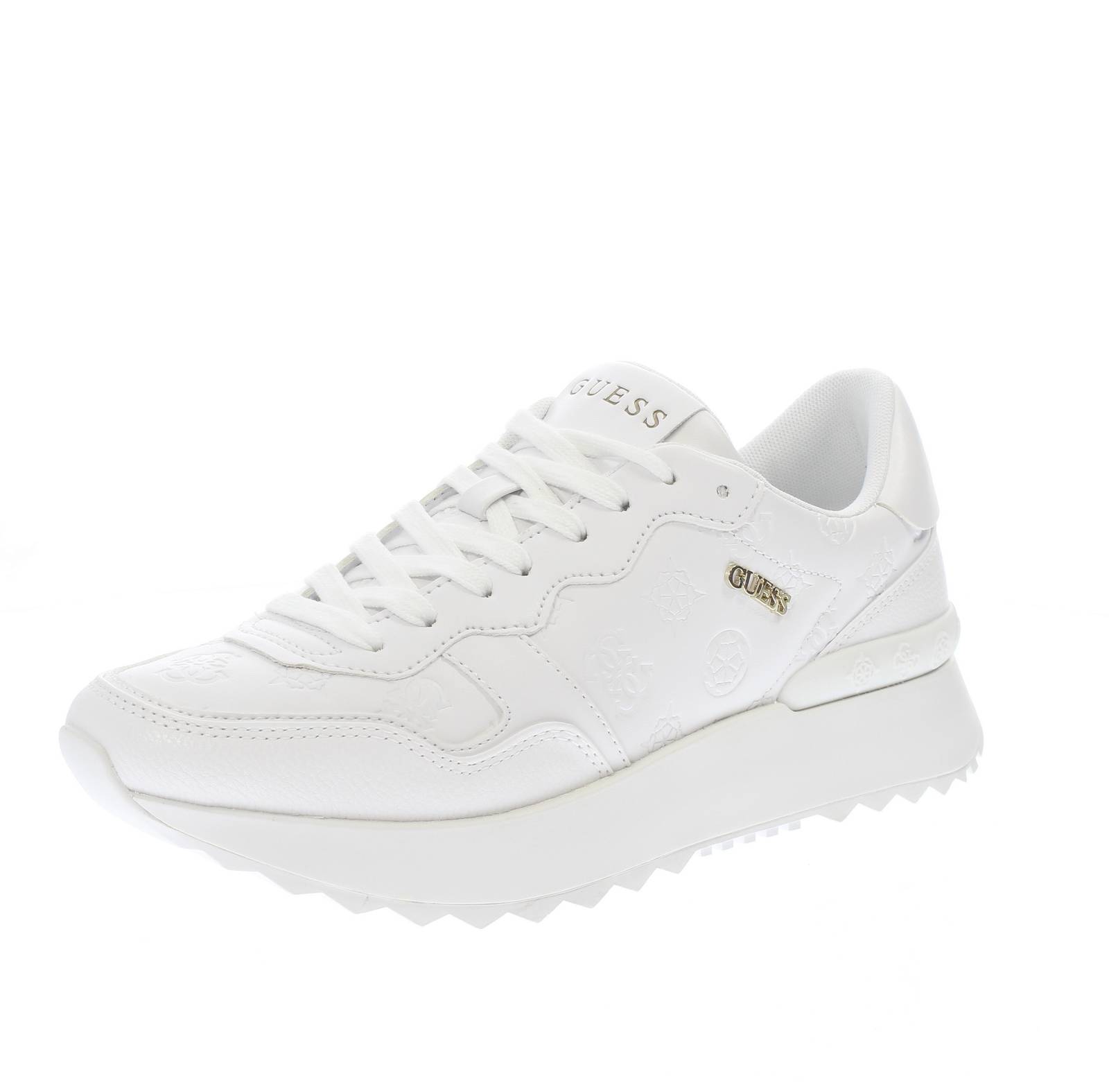 GUESS Vinsa - Sneakers à semelles compensées Femme blanc